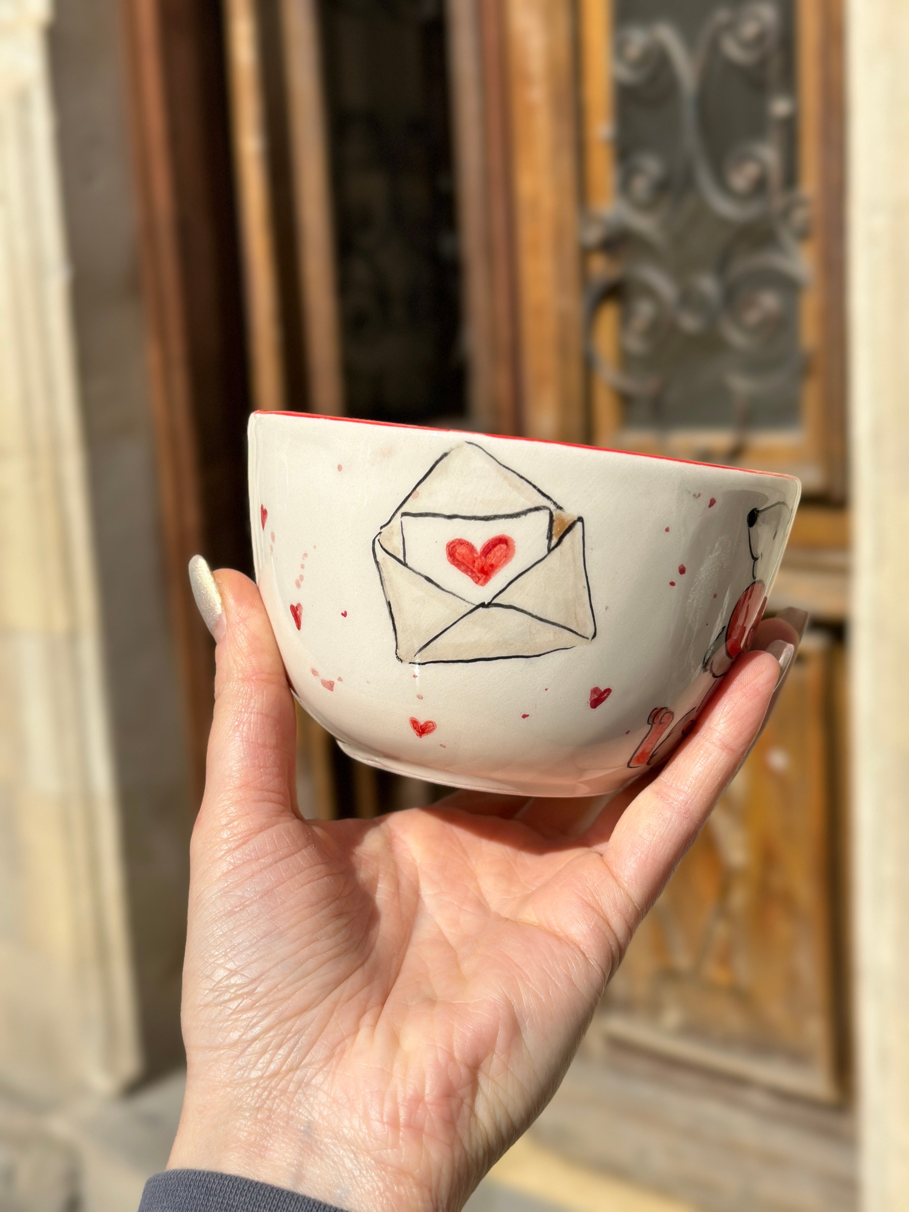 Love mug handmade