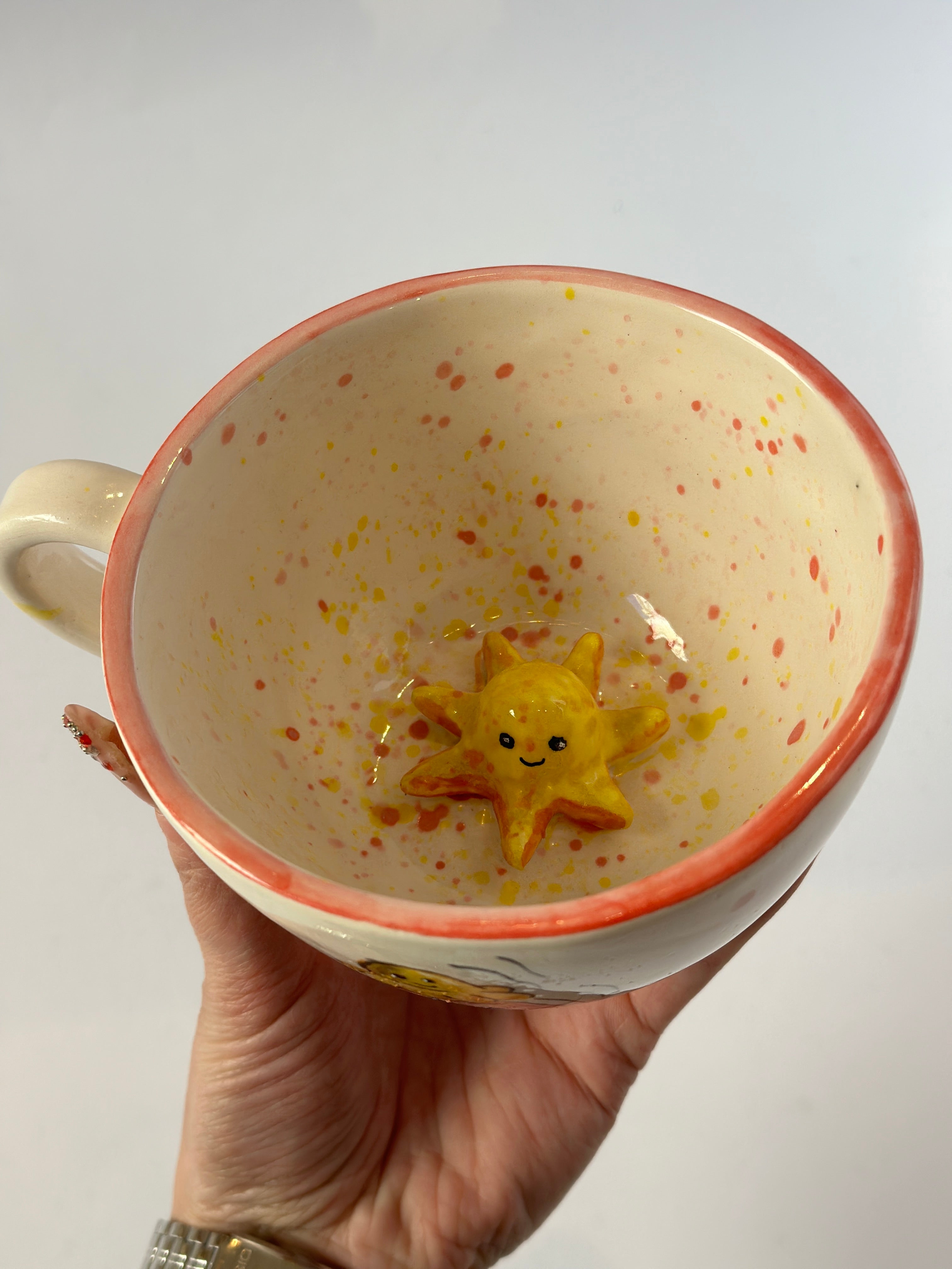 Star handmade mug