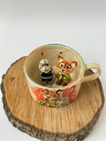Zootopia Nick and Judy handmade mug