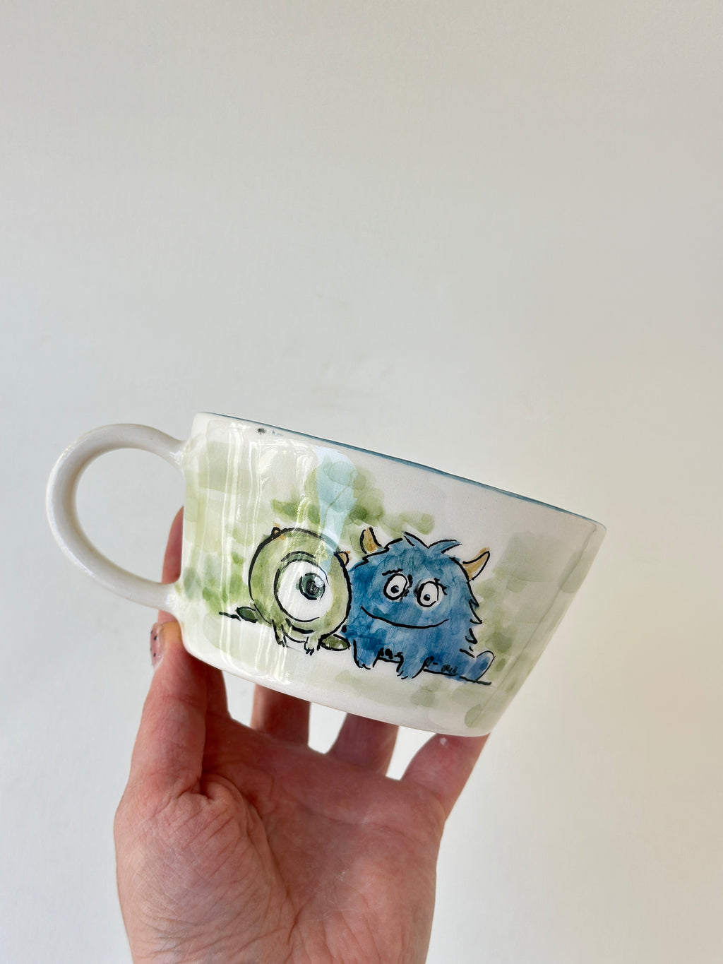 One eye handmade mug