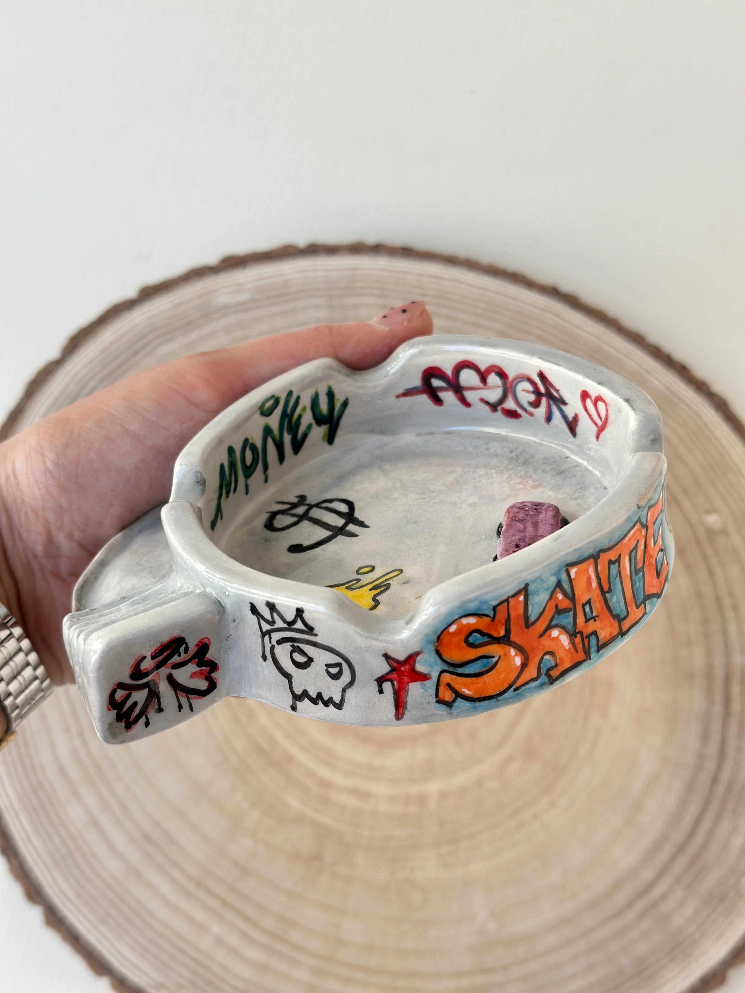 Handmade ashtray