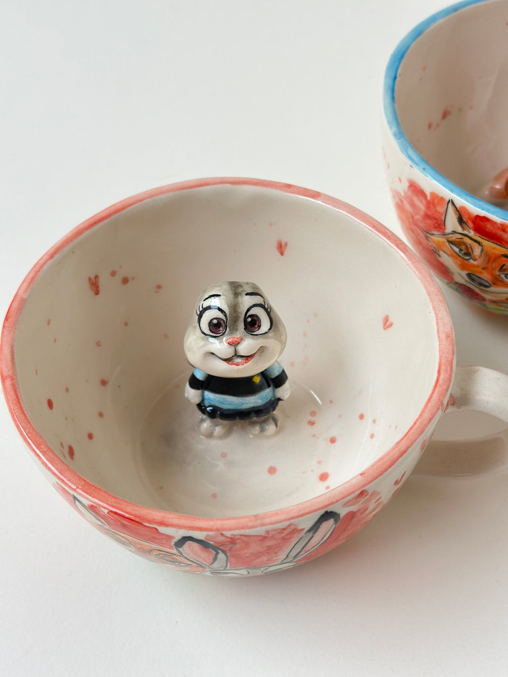 Zootopia Nick and Judy handmade mugs