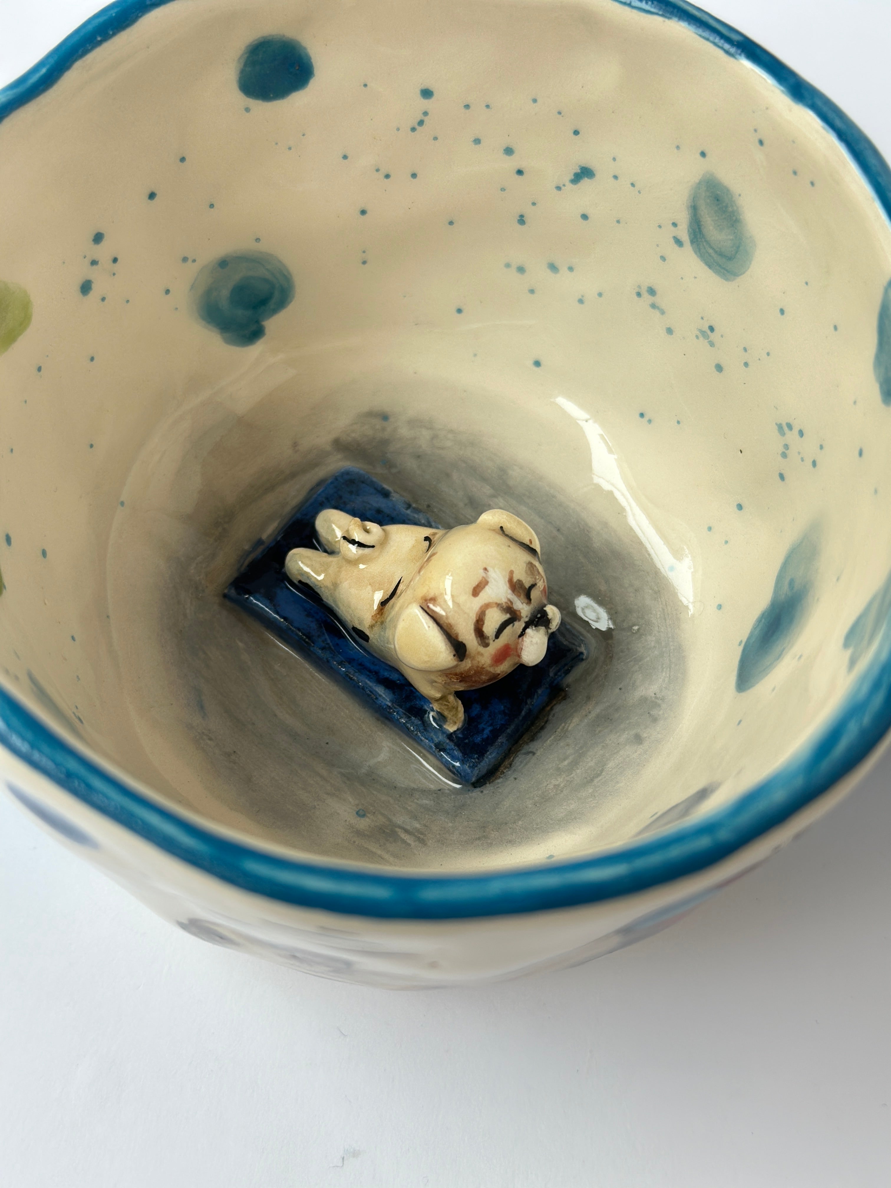 Dog (Pilates practitioner ) handmade mug🙂