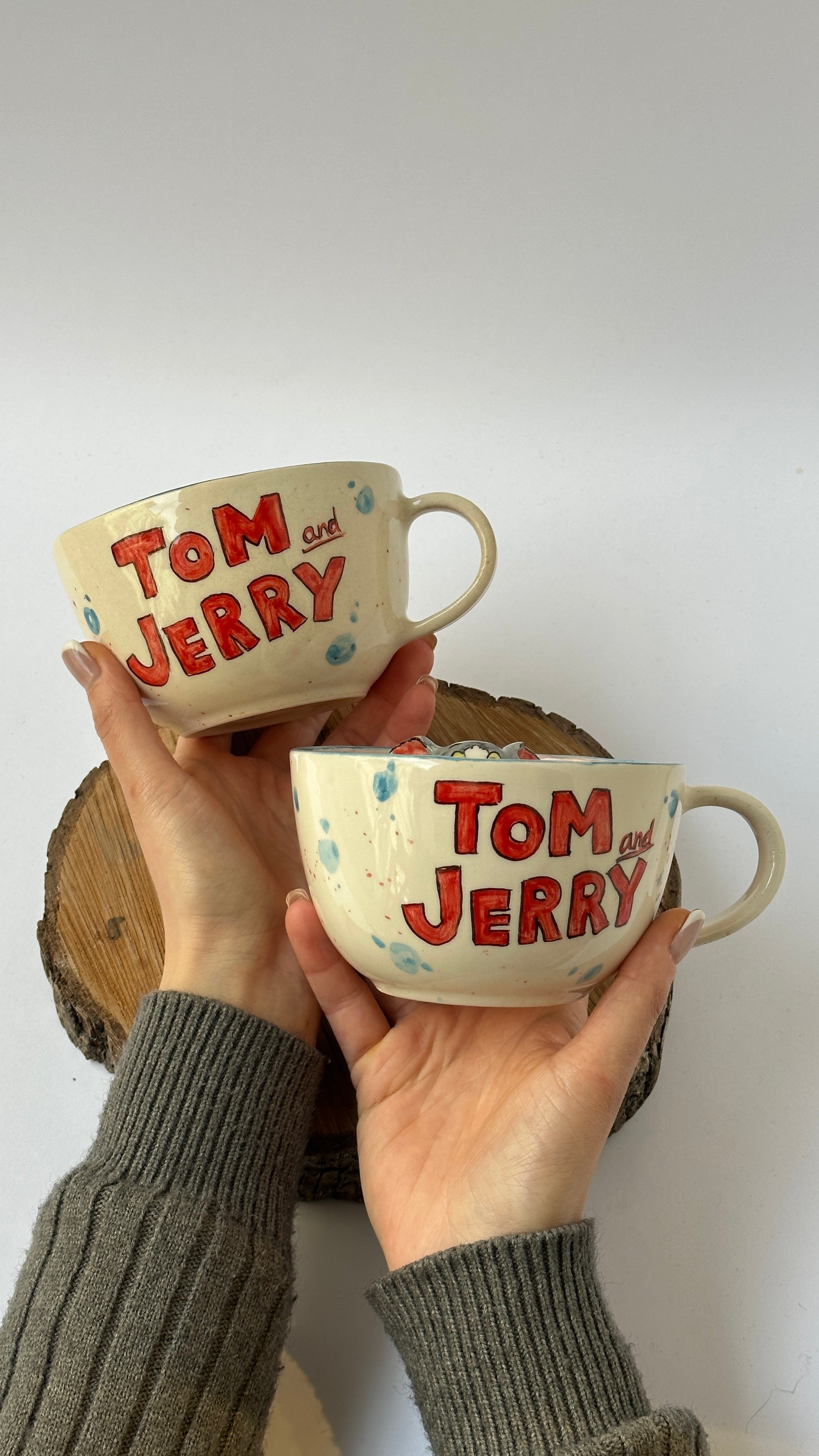 Tom and Jerry handmade mugs