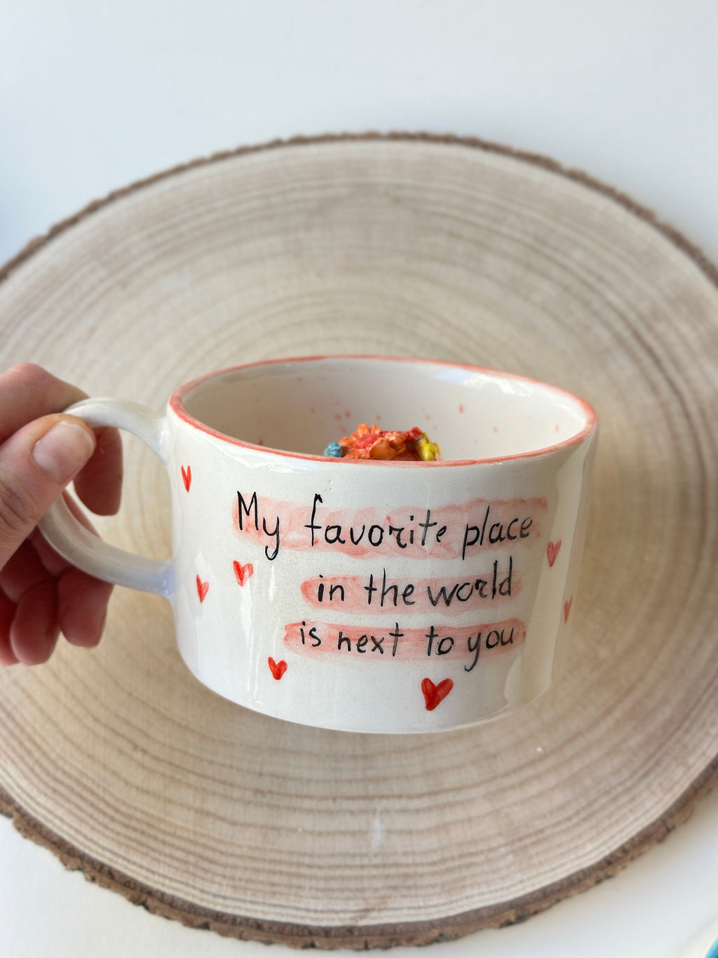 Stitch handmade mug