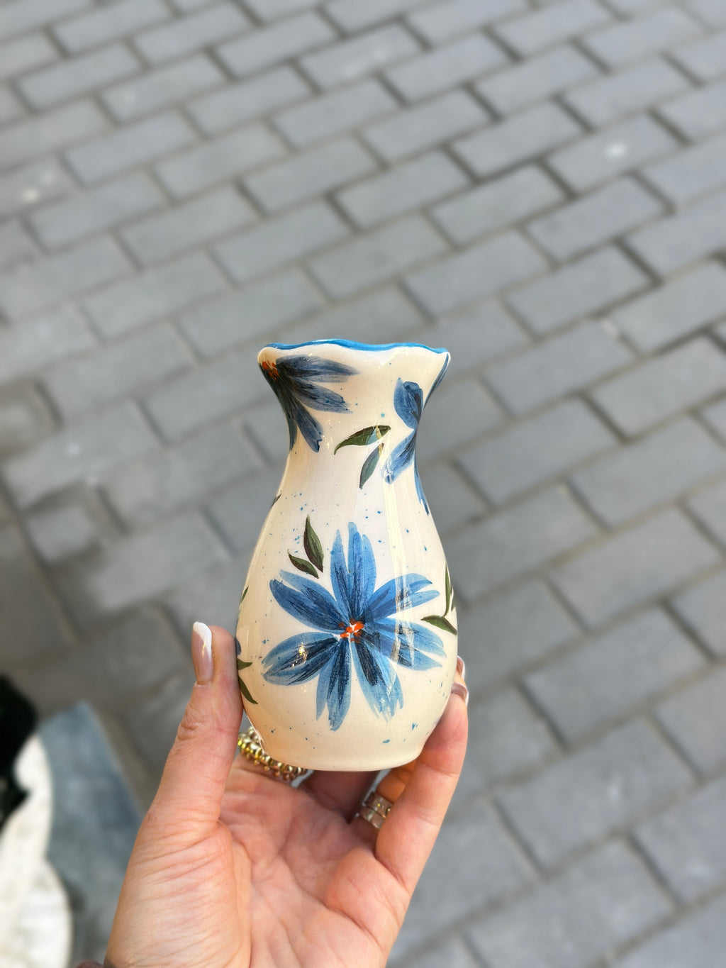 Handmade vase mini 11sm