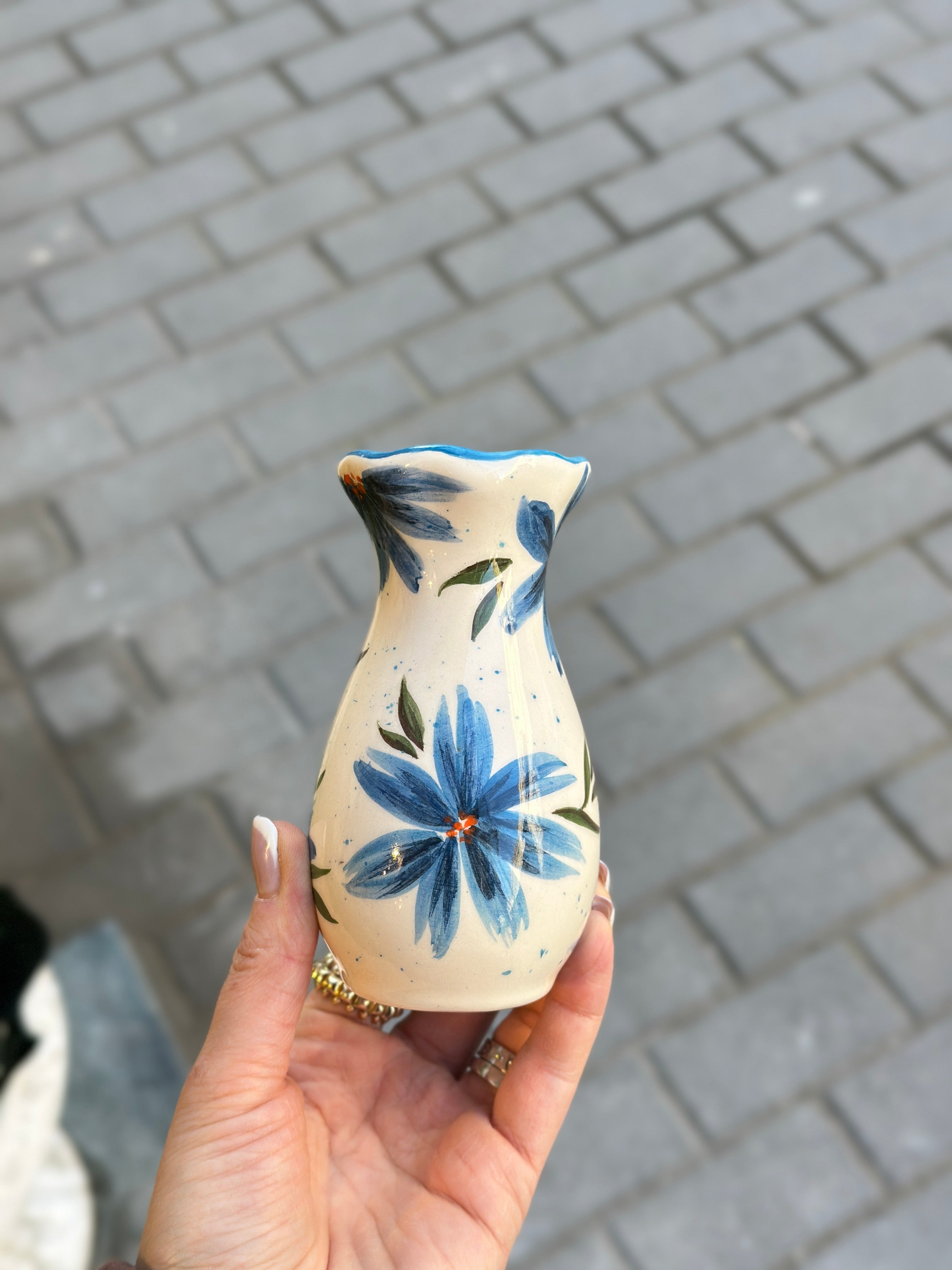 Handmade vase mini 11sm