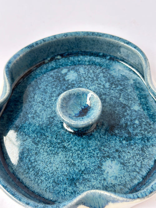 Aesthetic Sea Blue handmade ashtray 🌊