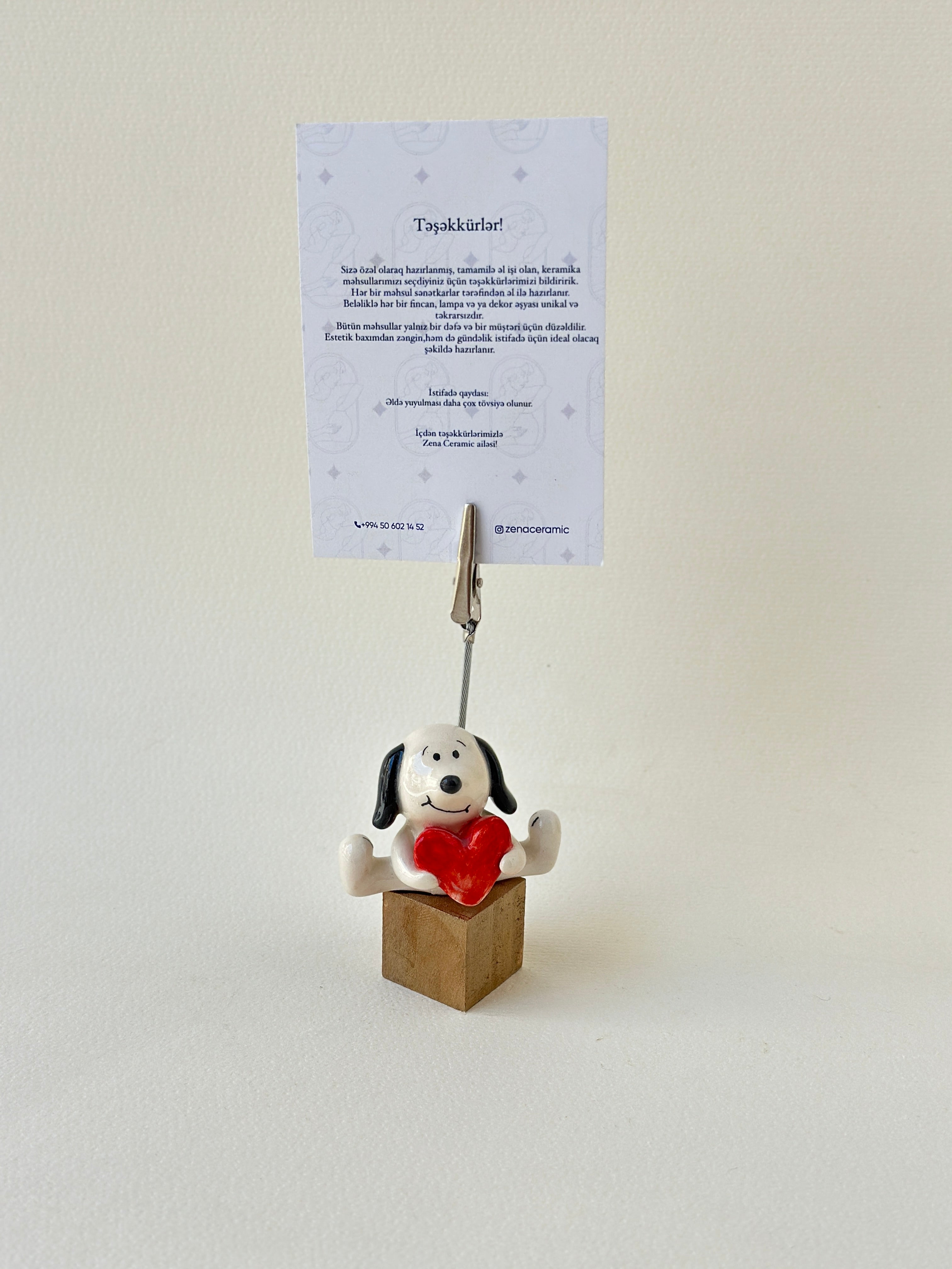 Snoopy handmade picture holder