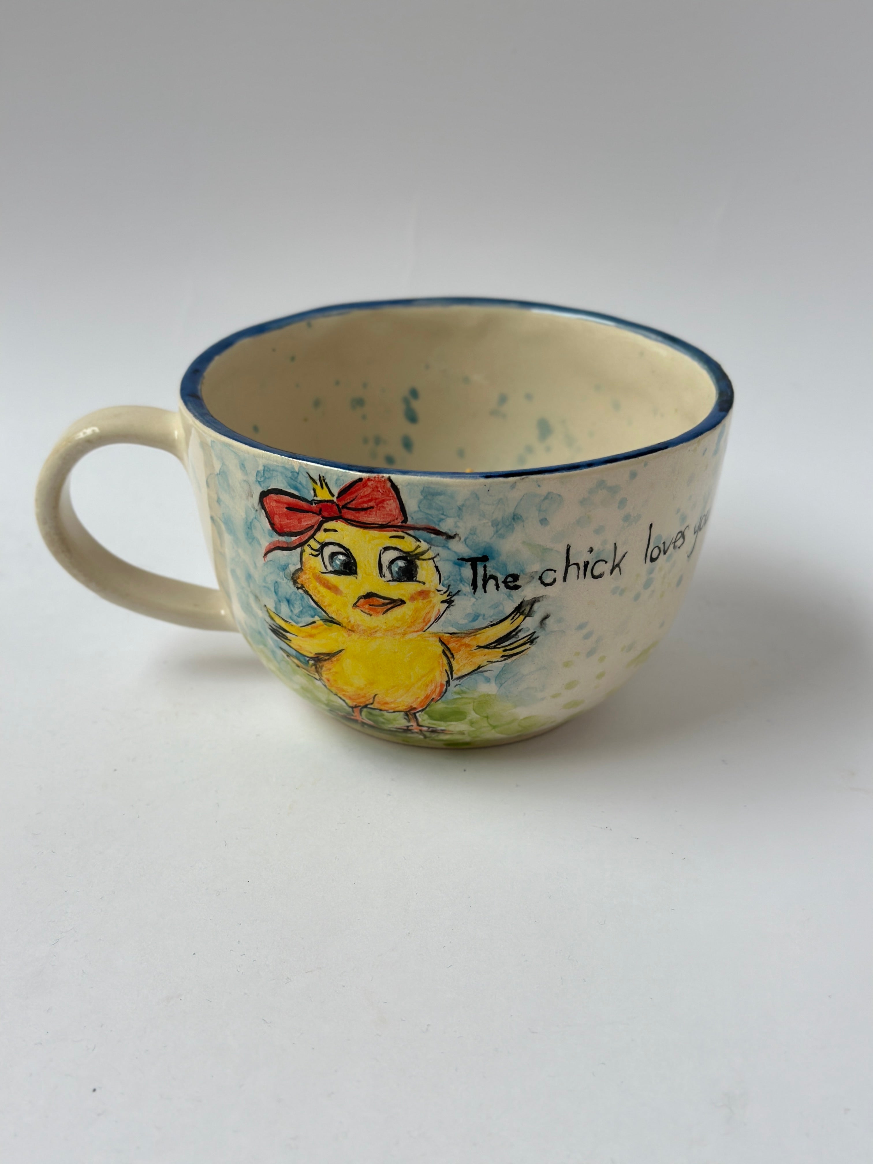 Duck handmade mug