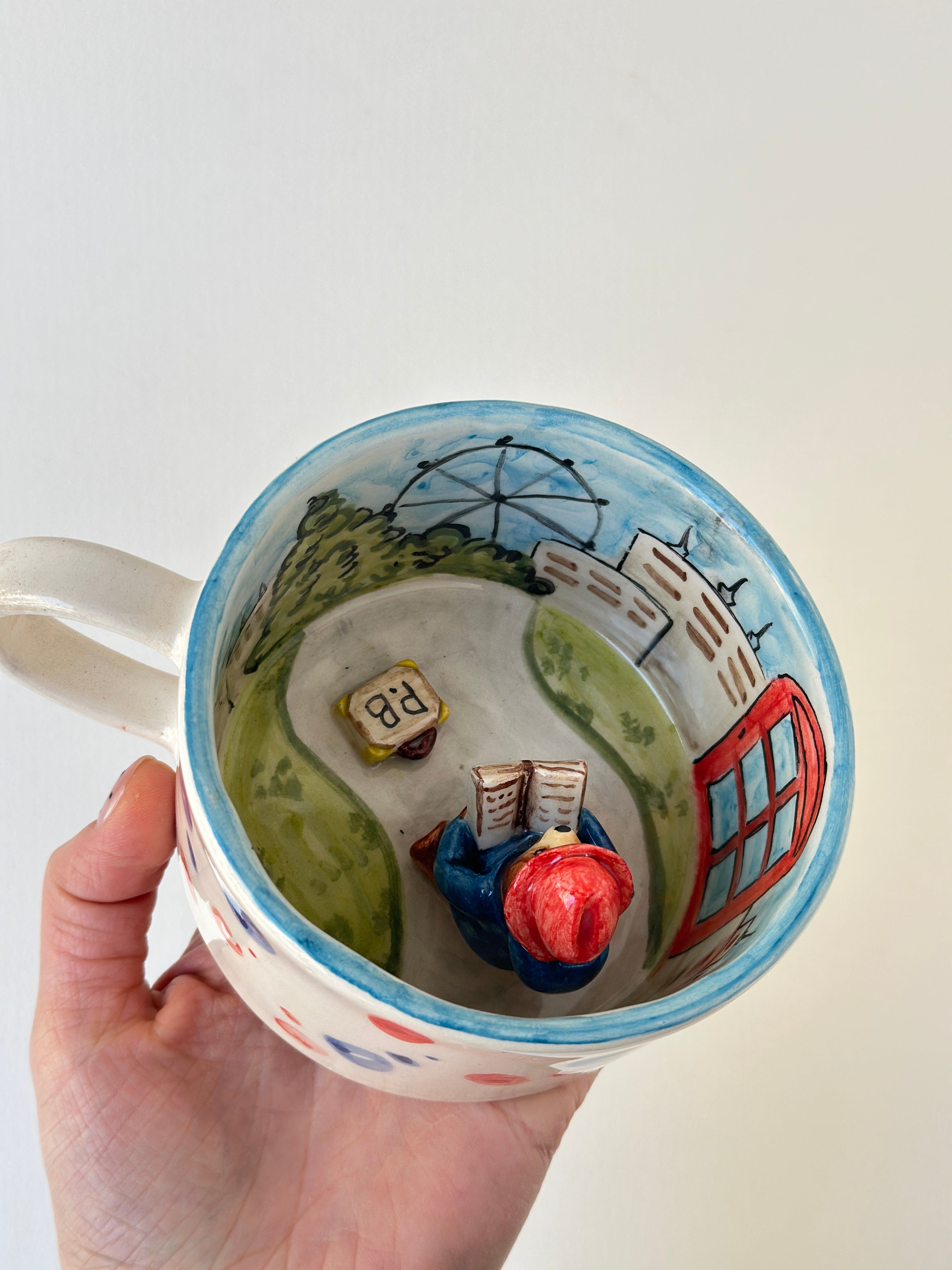 Paddington Bear handmade mug