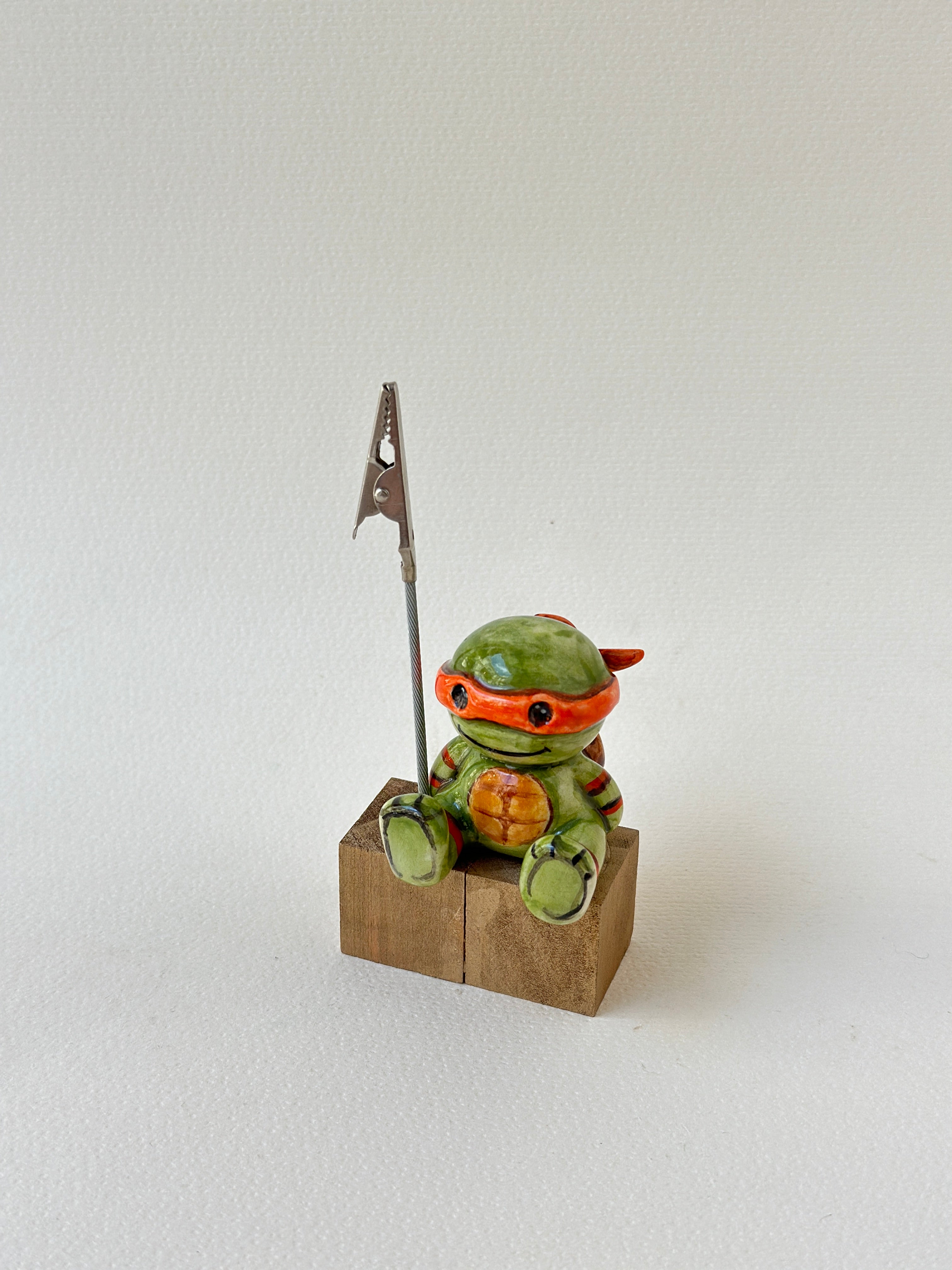 Turtle handmade picture holder