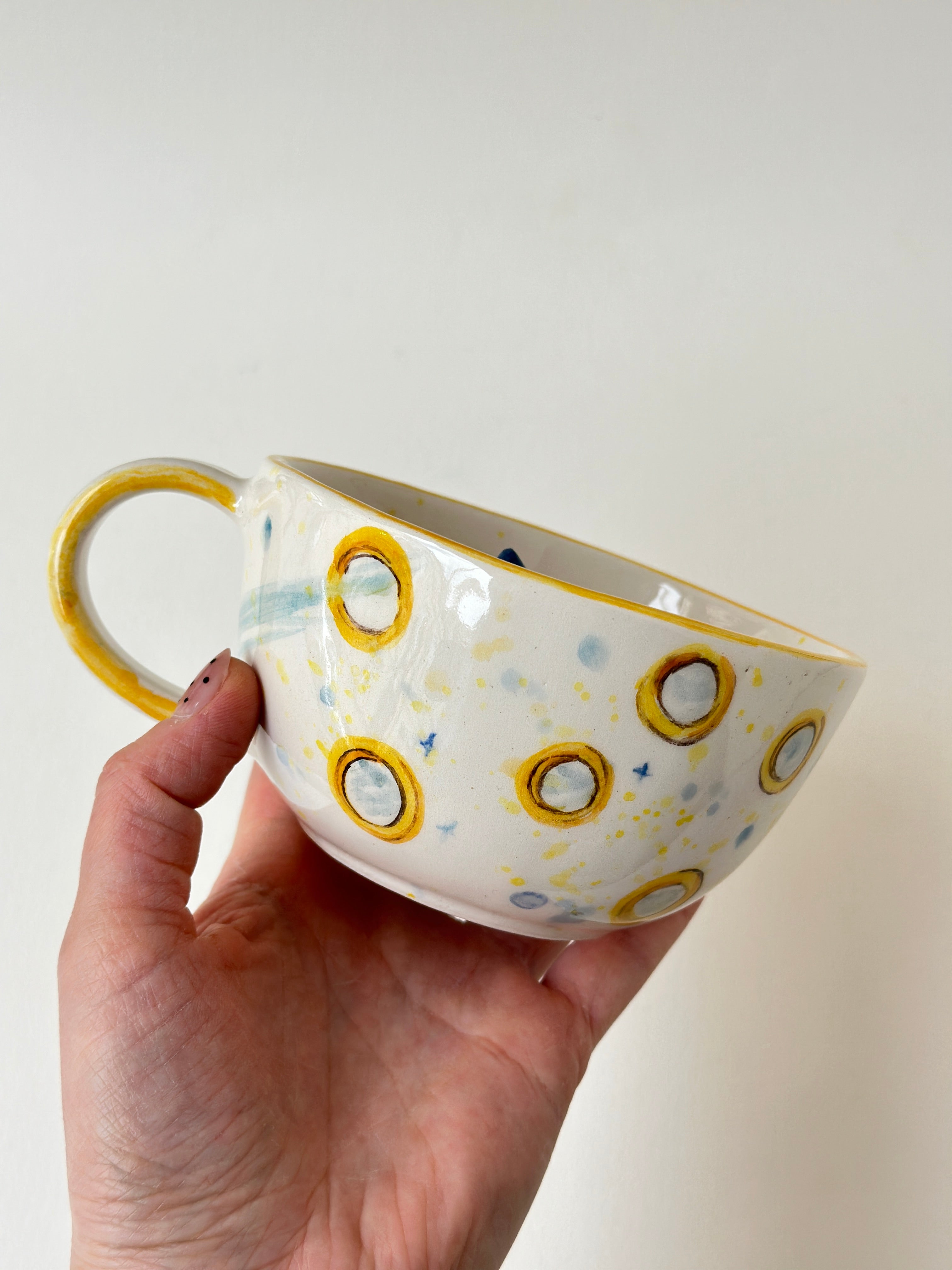 Sonic the Hedgehog handmade mug
