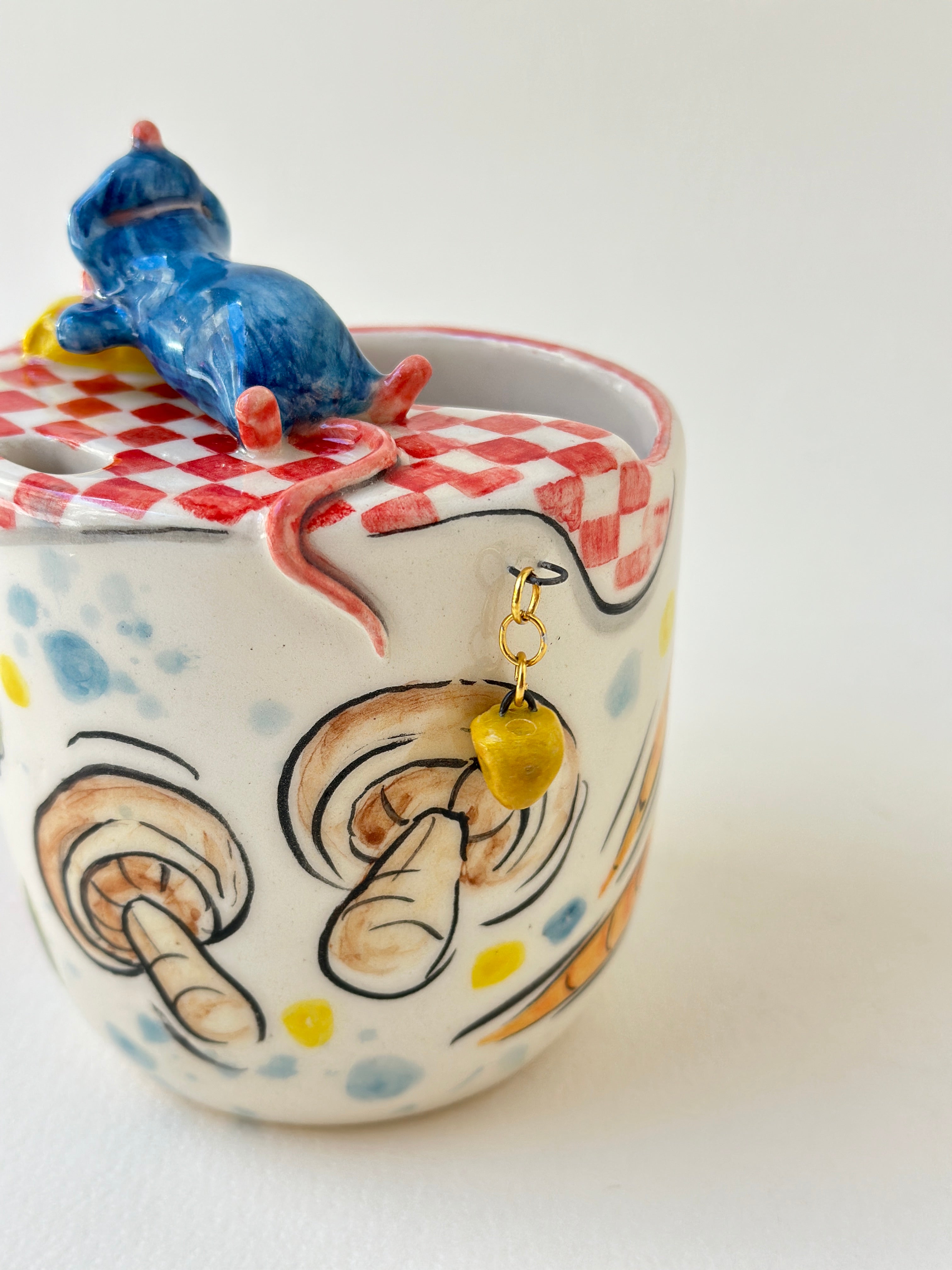 Little Chef handmade takeaway mug