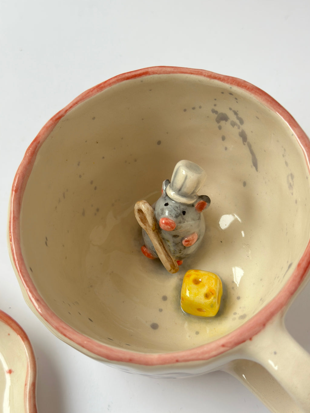 Ratatouille handmade mug and plate