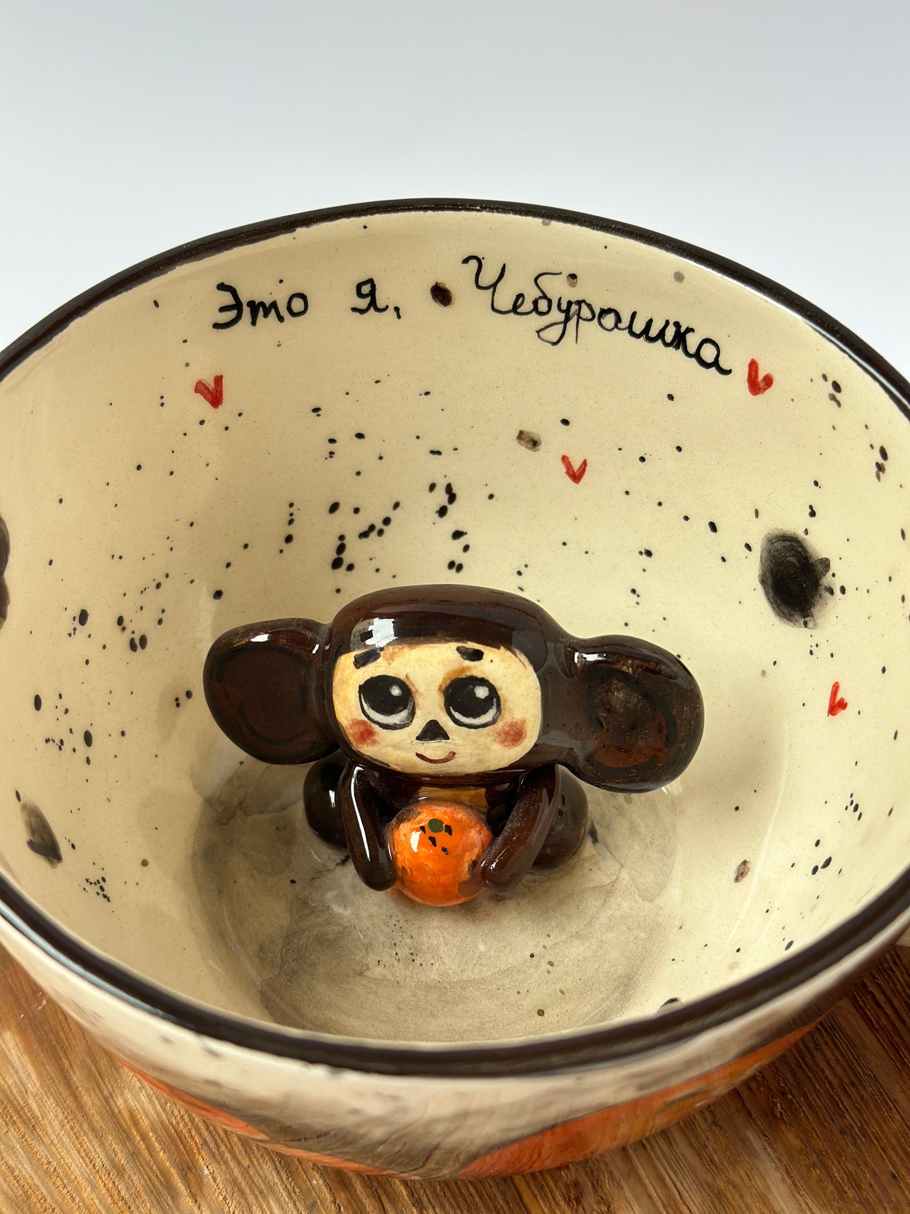 Cheburashka handmade mug
