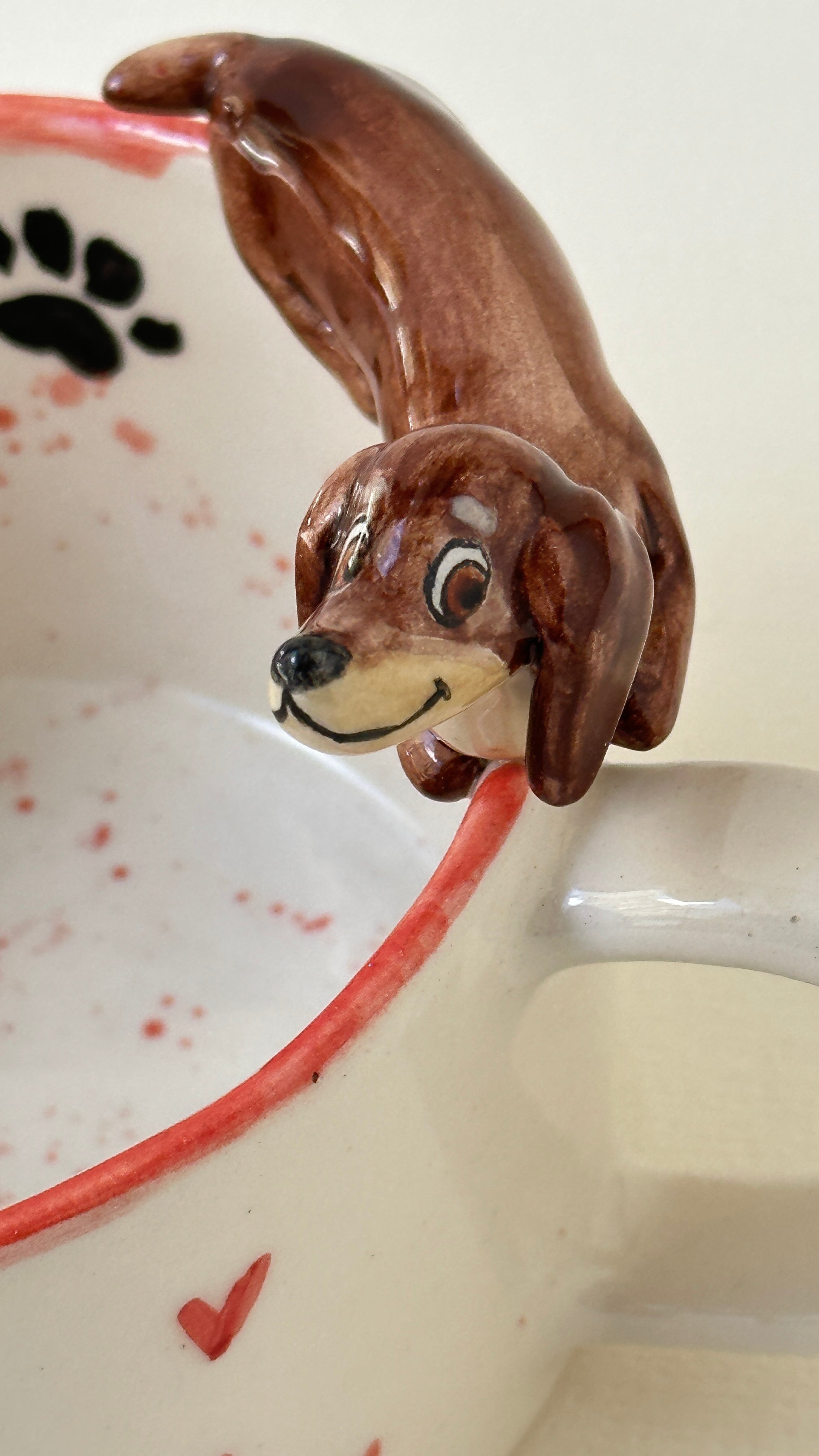 Dachshund handmade mug