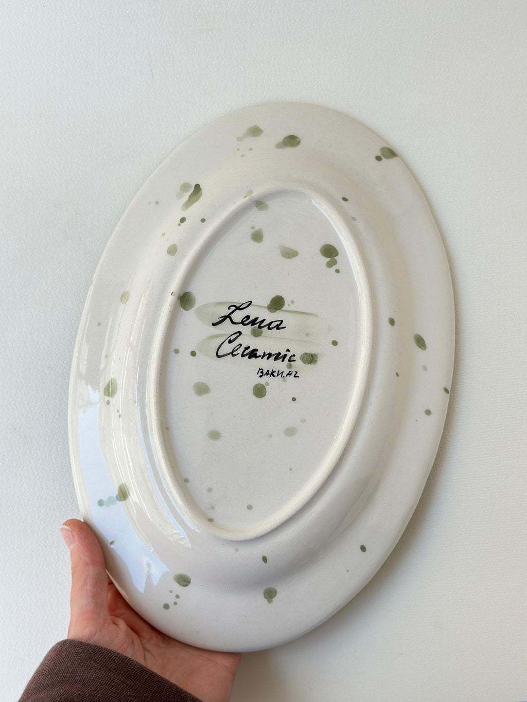 Little chef handmade big plate (28x18)