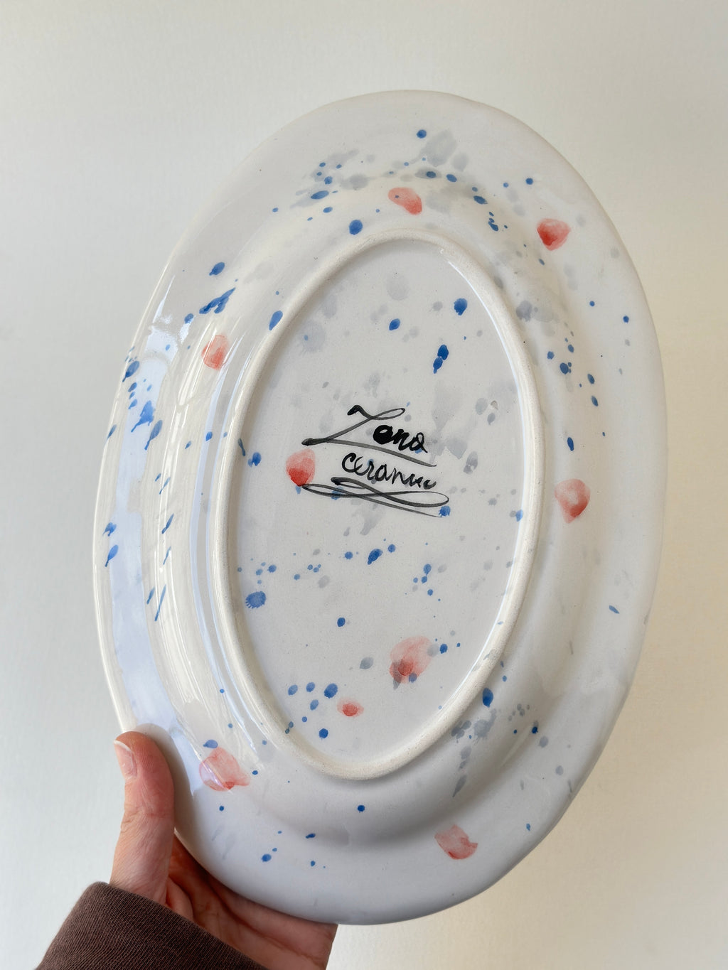 Little Chef handmade big plate (28x18)