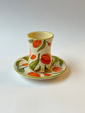 Tulip handmade cup and plate