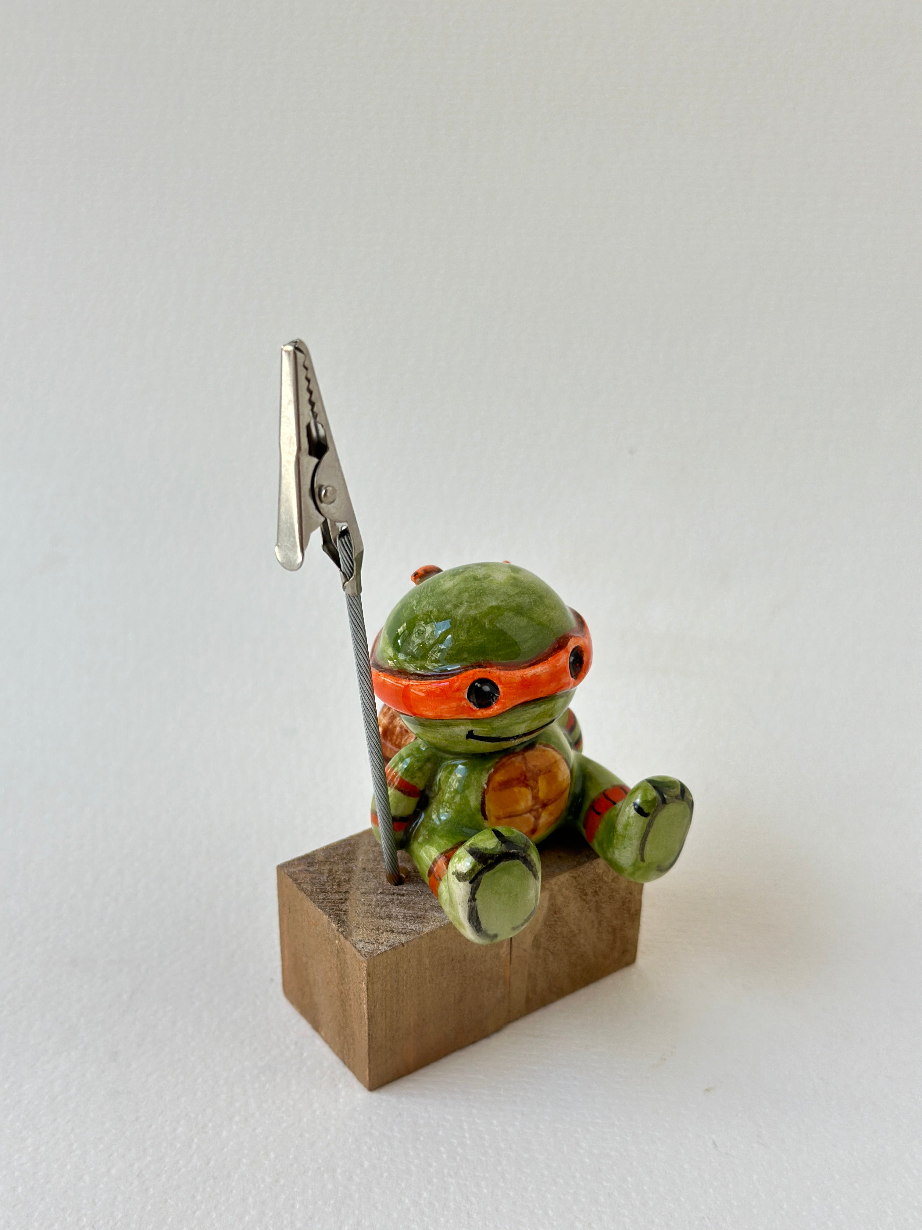 Turtle handmade picture holder