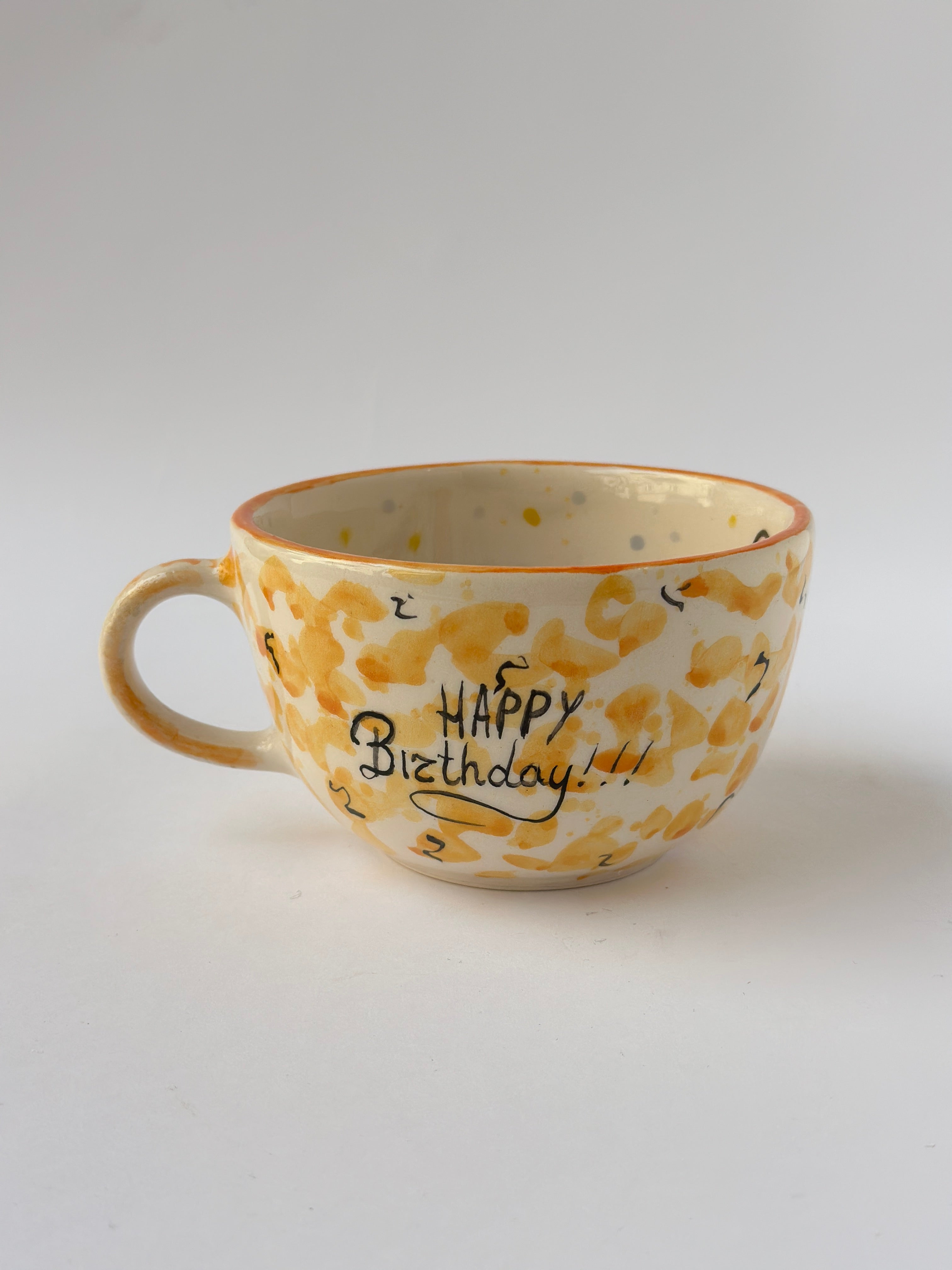 Garfield handmade mug “Happy Birthday”