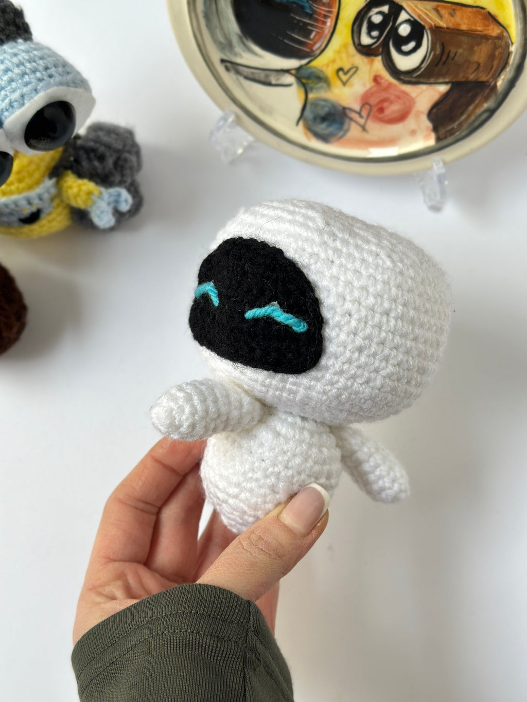Handmade WALL-E figures ( 
It can be used both as a keychain and as a home décor item