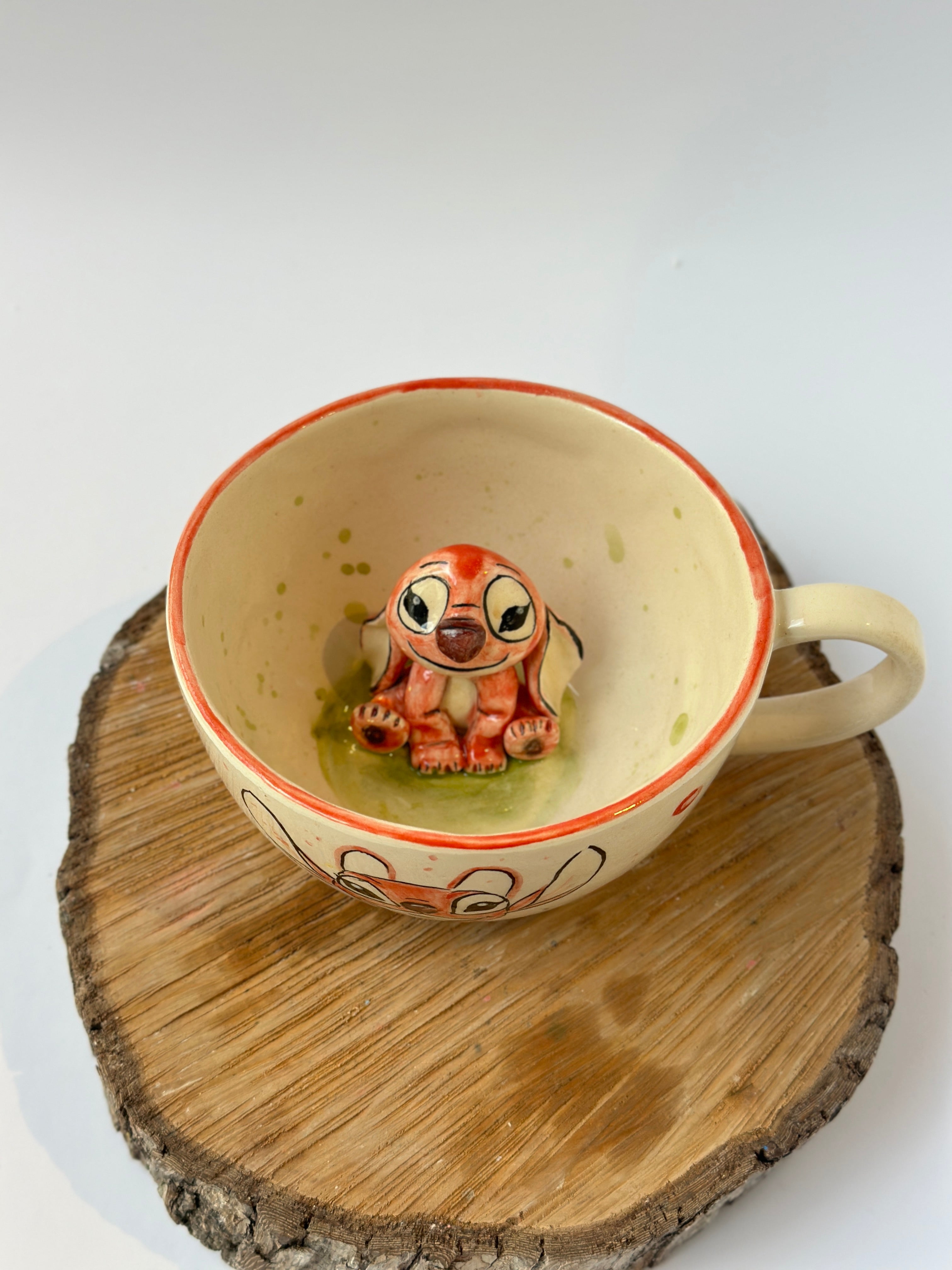 Stitch handmade mug