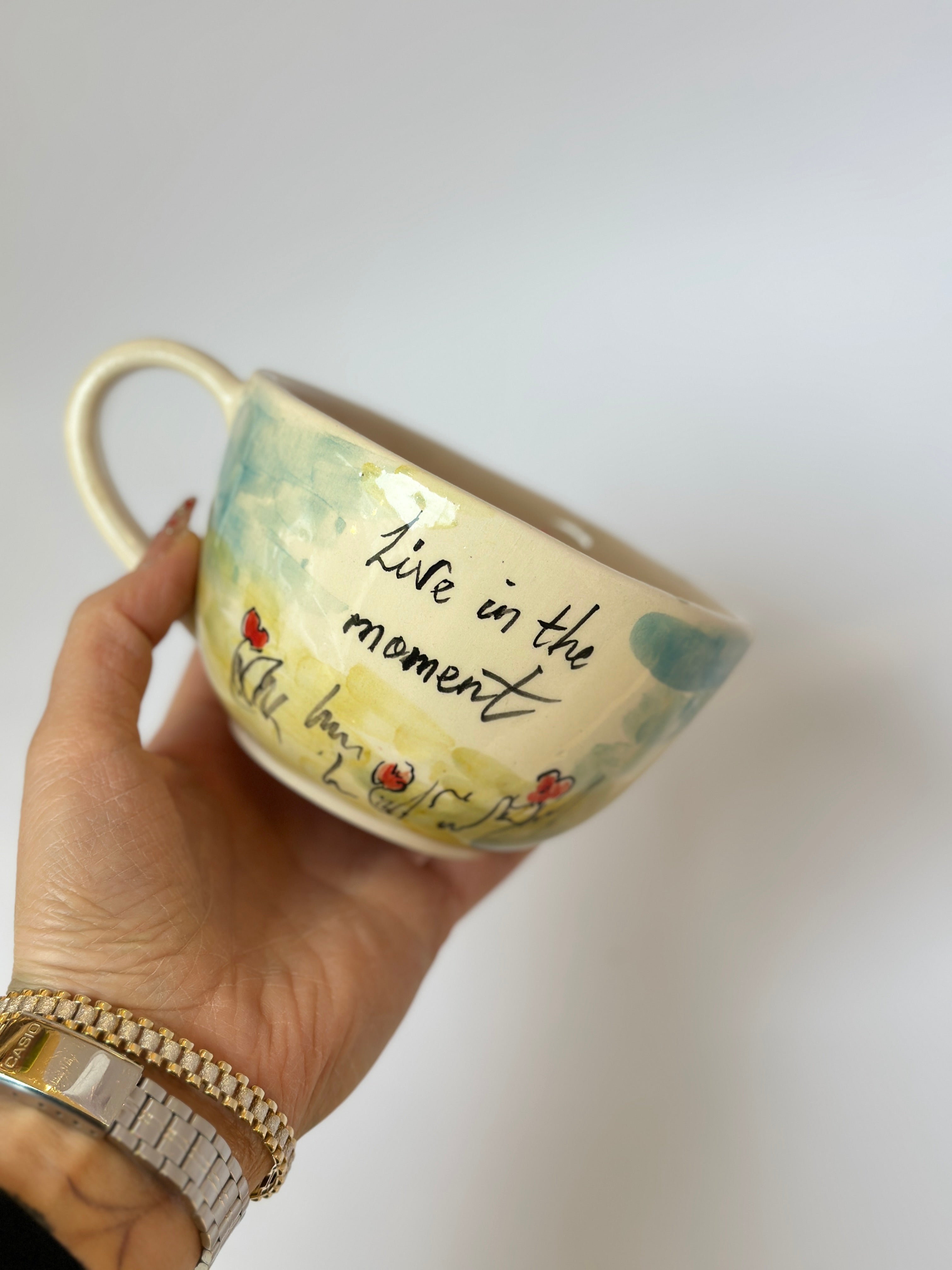 Pig handmade mug