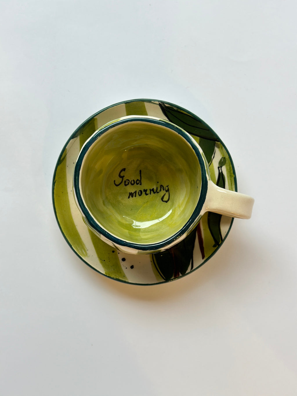 Olive Handmade coffee cup