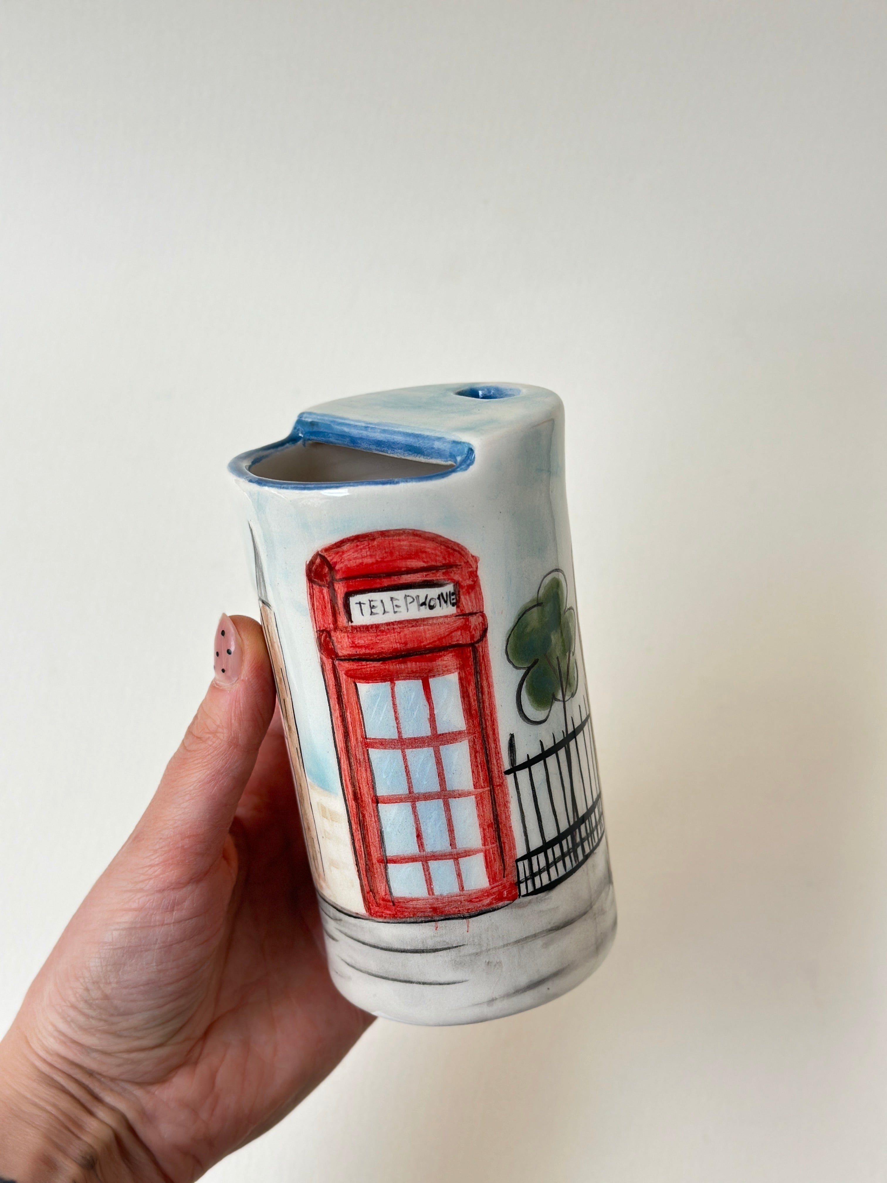 Paddington Bear handmade takeaway mug