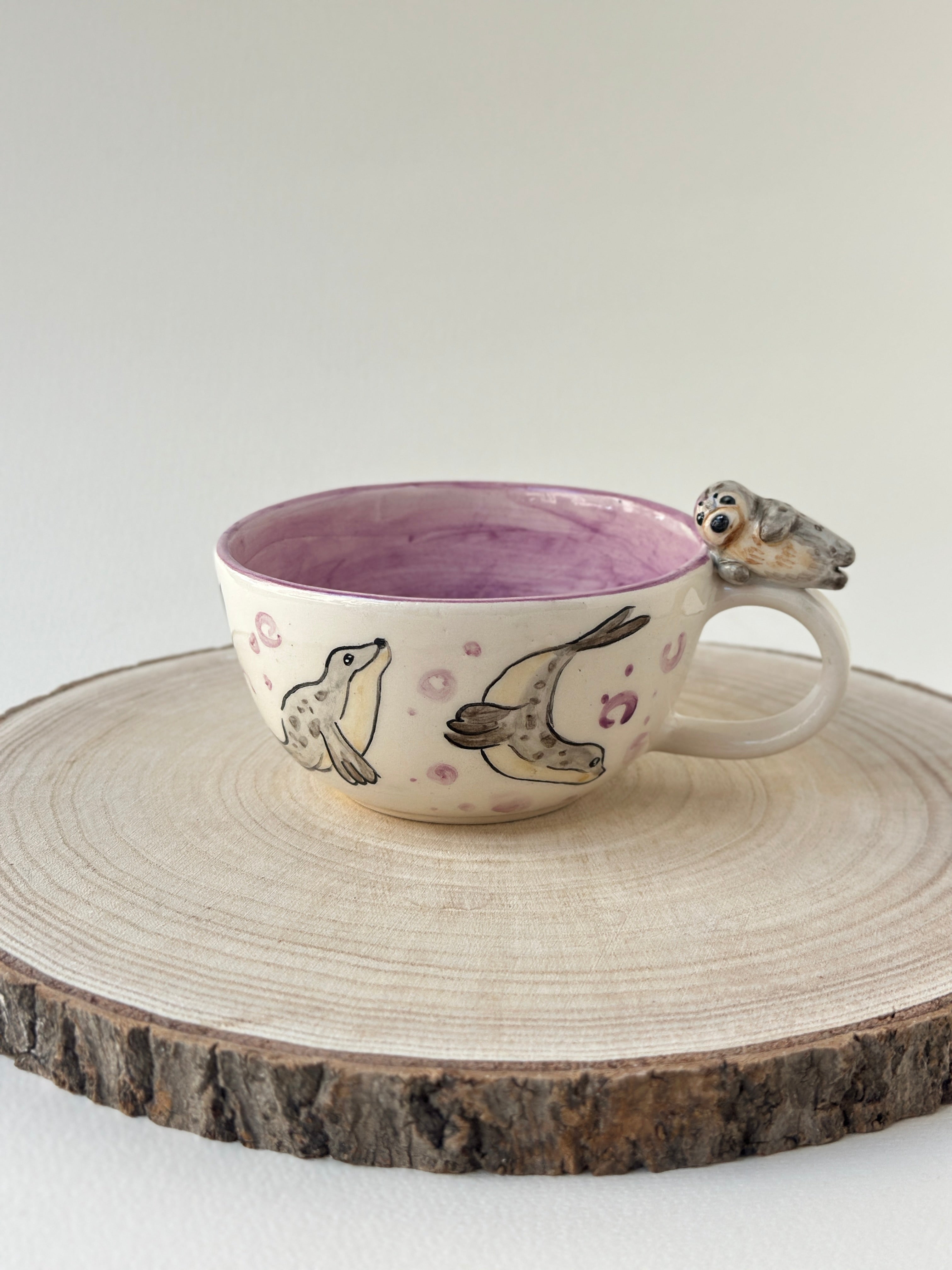 Sea otter Handmade mug