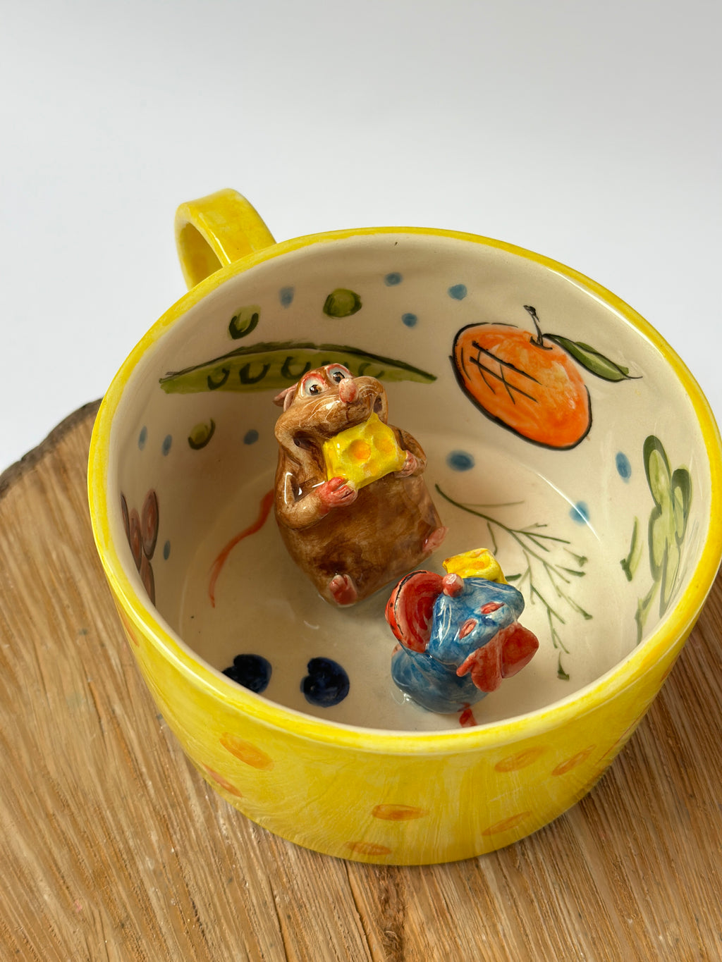 Ratatouille Emily and Remy handmade mug