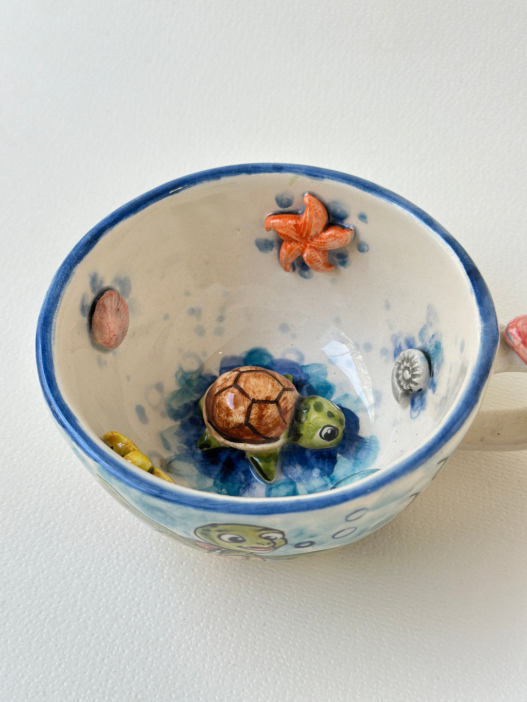 Sea Turtle handmade mug