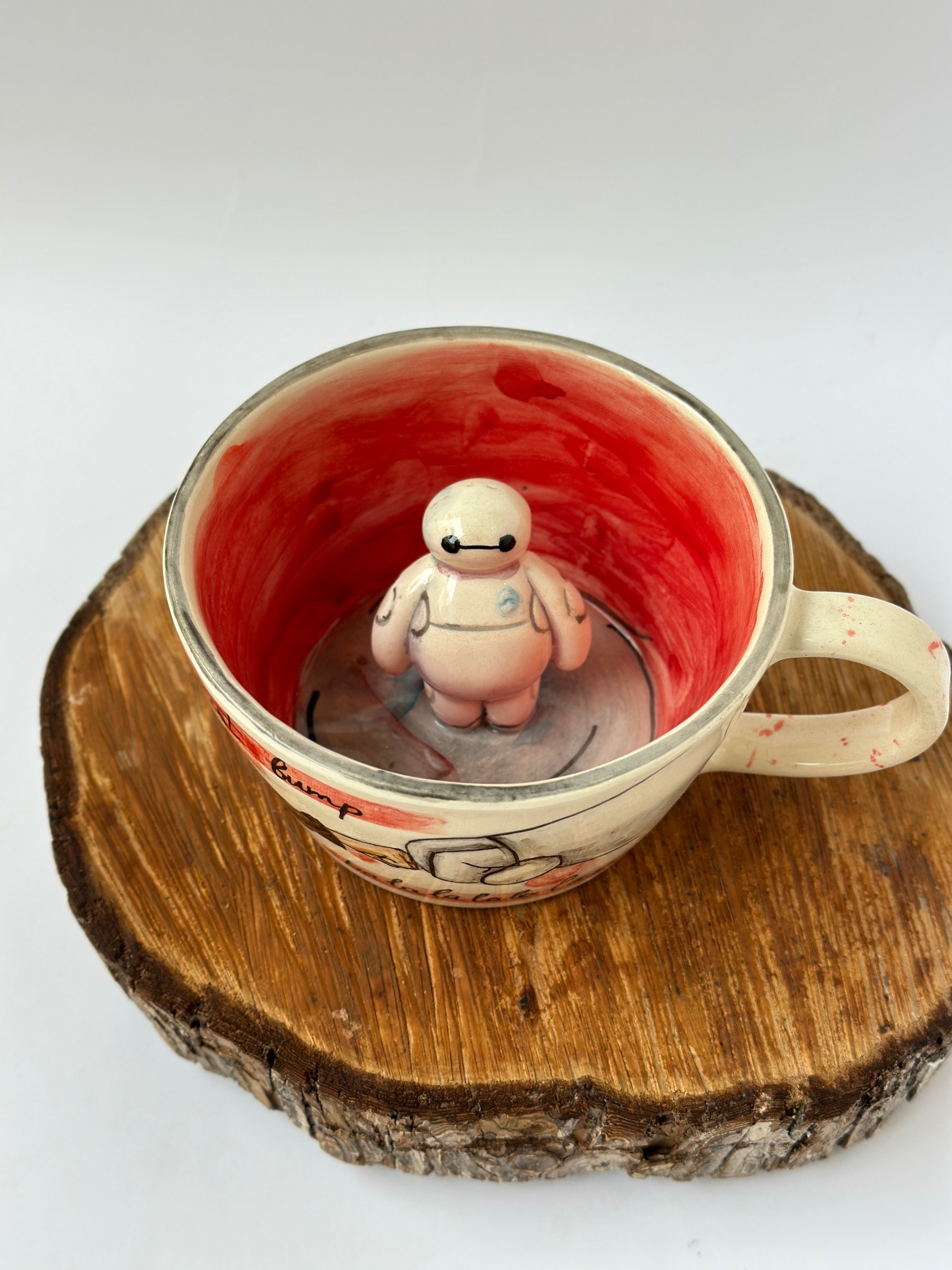 Big Hero handmade mug😍