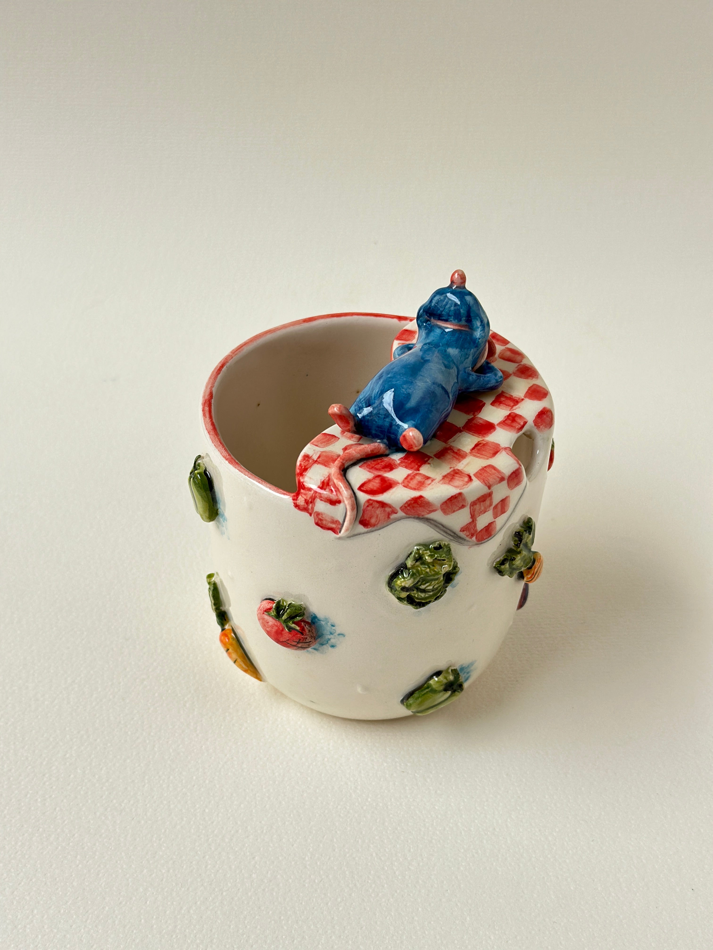 Ratatouille handmade takeaway mug