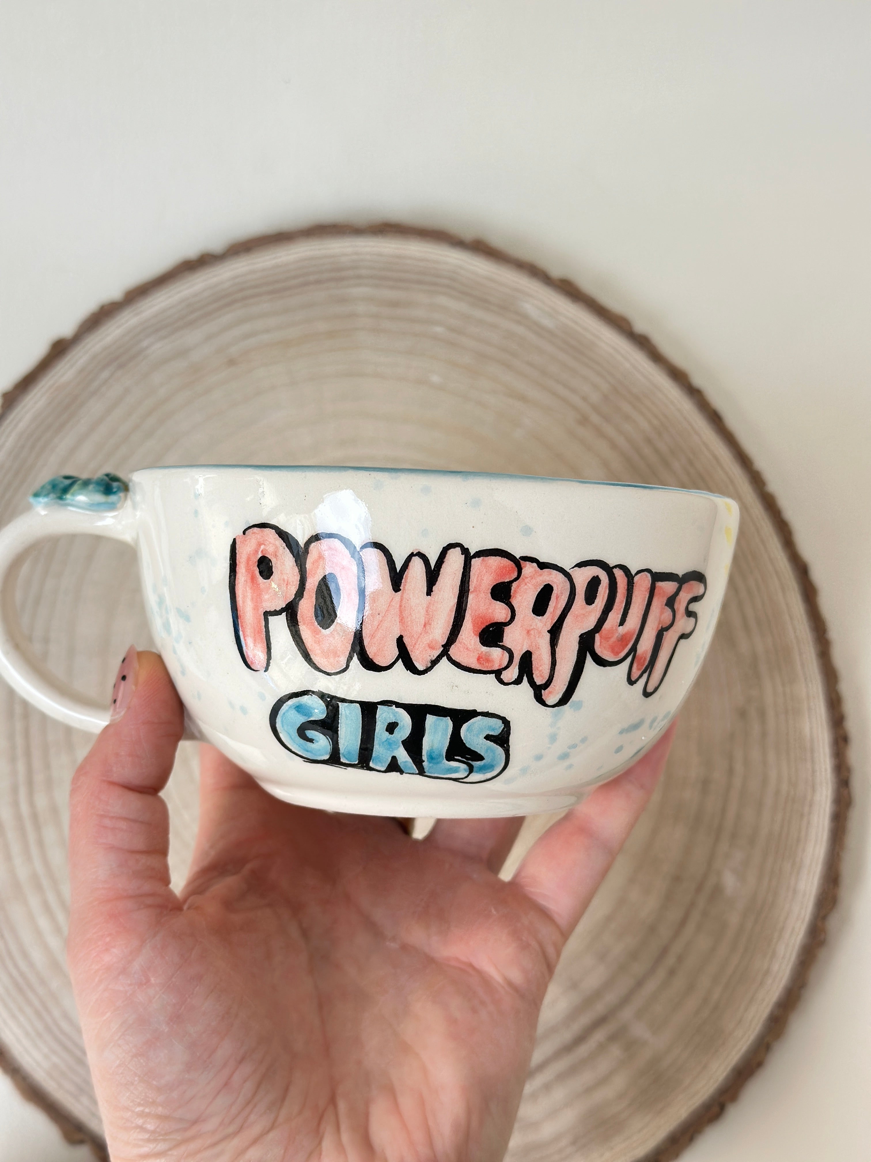 The Powerpuff handmade mug