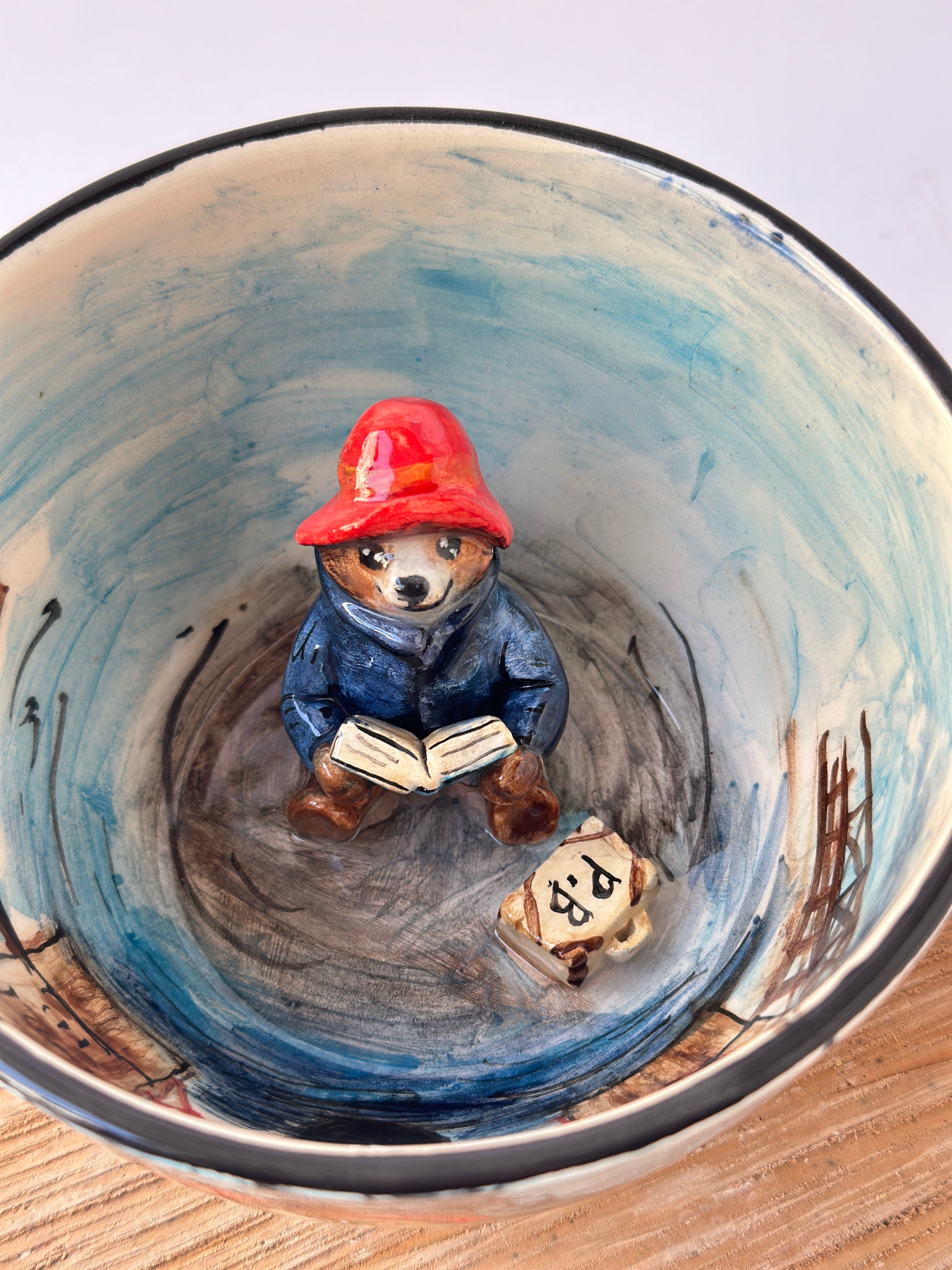Paddington Bear handmade mug