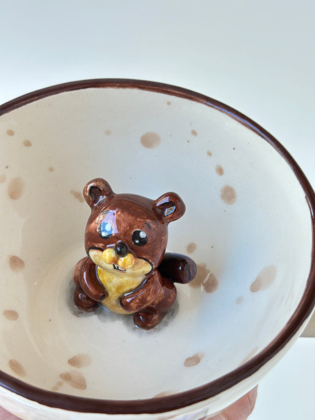Beaver handmade mug