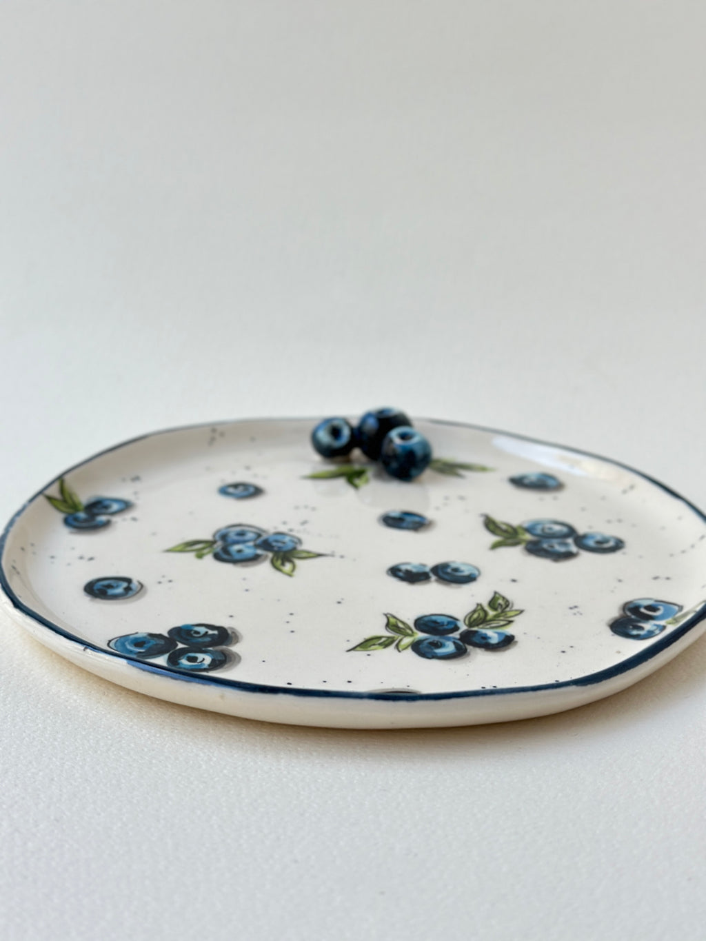 Handmade plate blueberry🫐