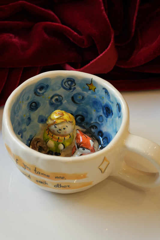The little prince handmade mug