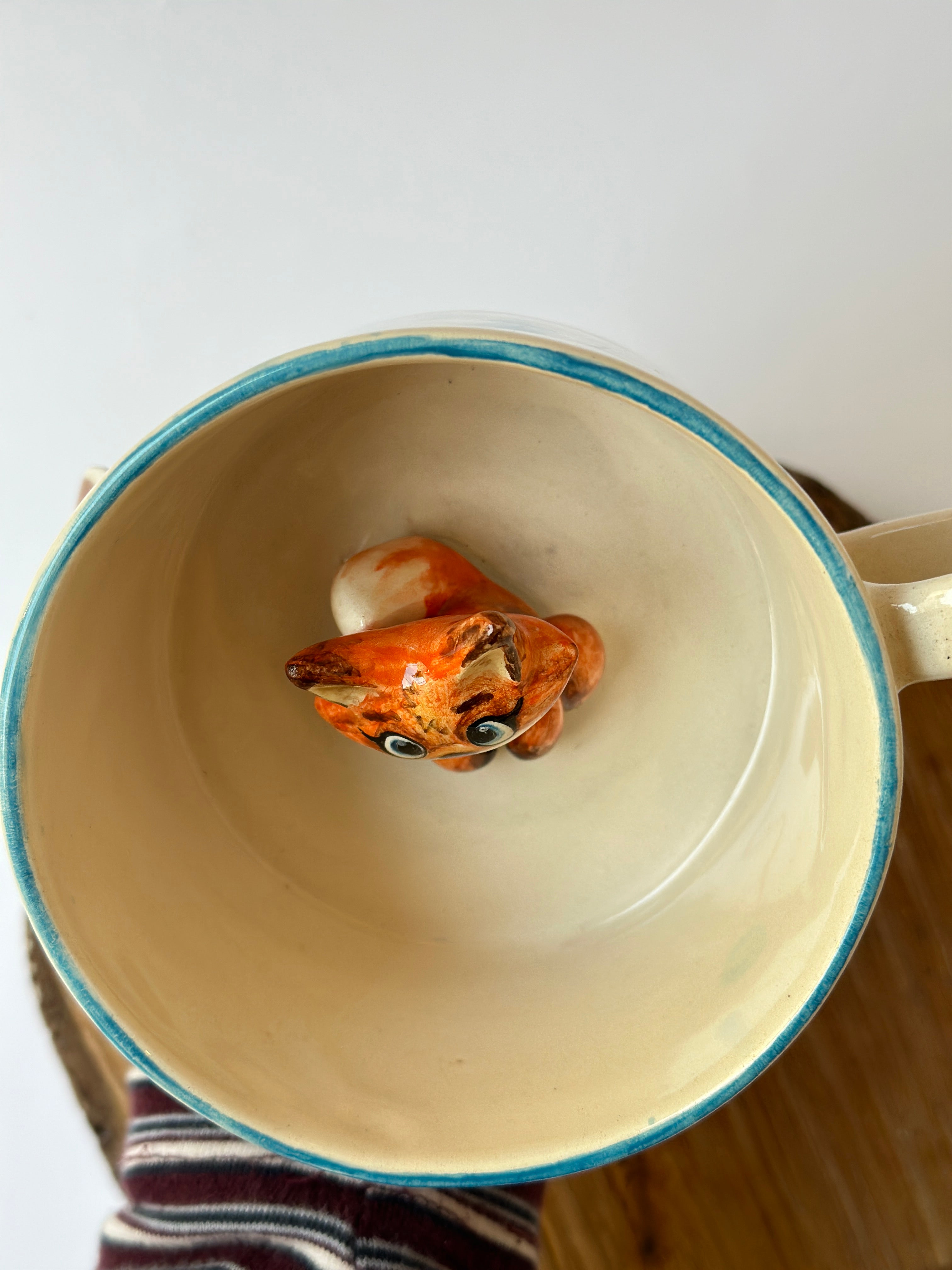 Fox handmade mug
