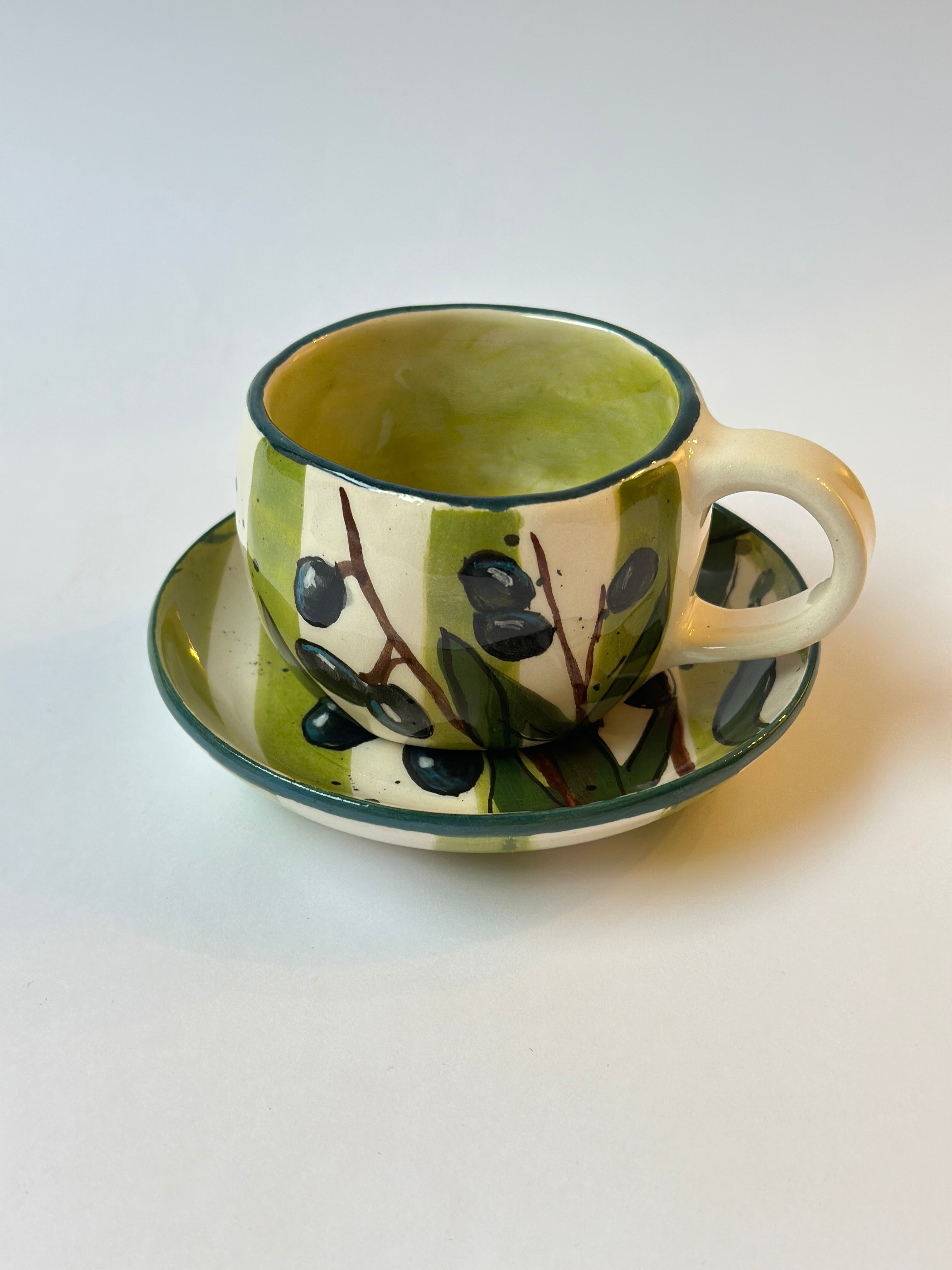 Olive Handmade coffee cup