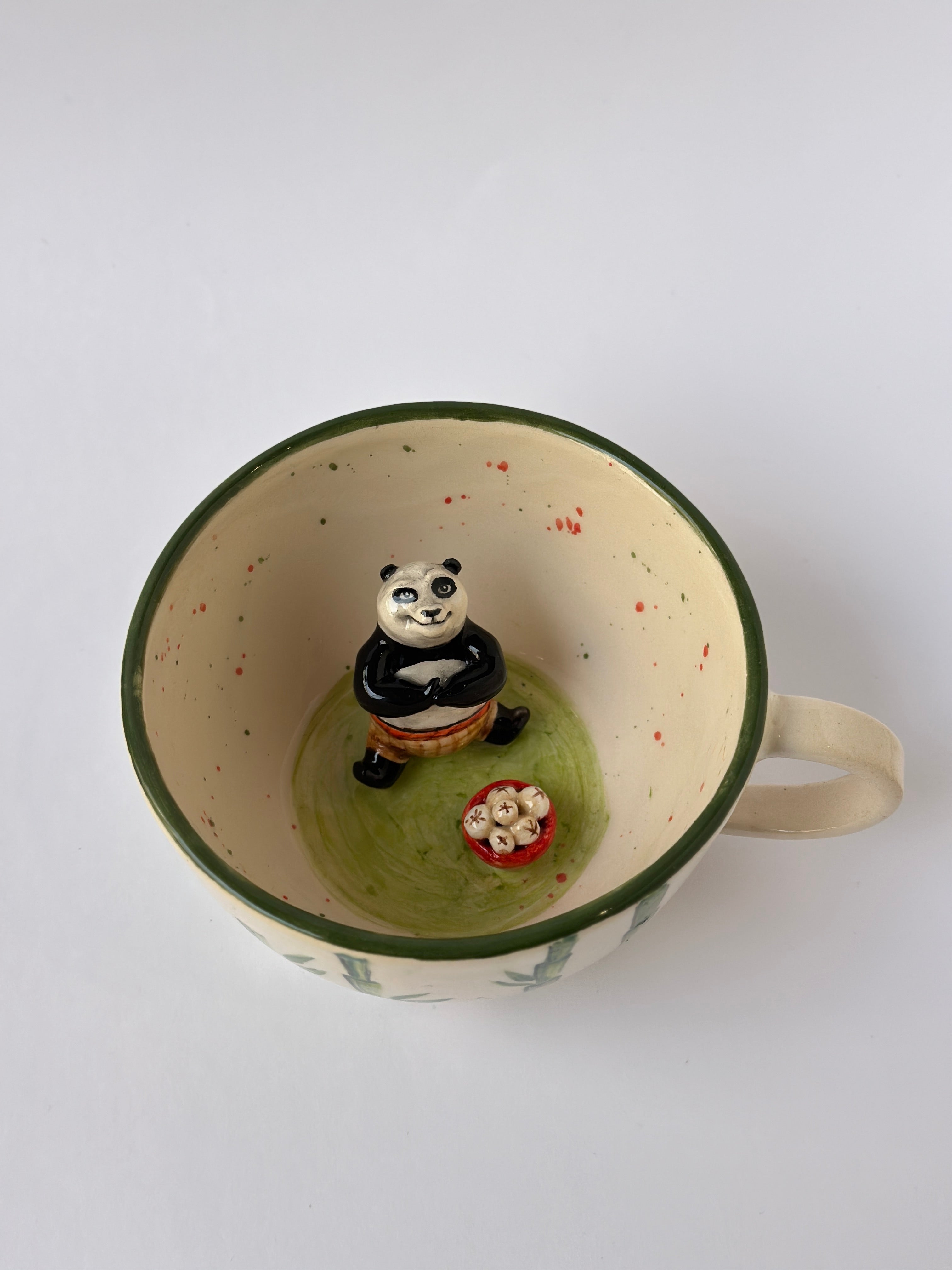 Kung fu Panda handmade mug