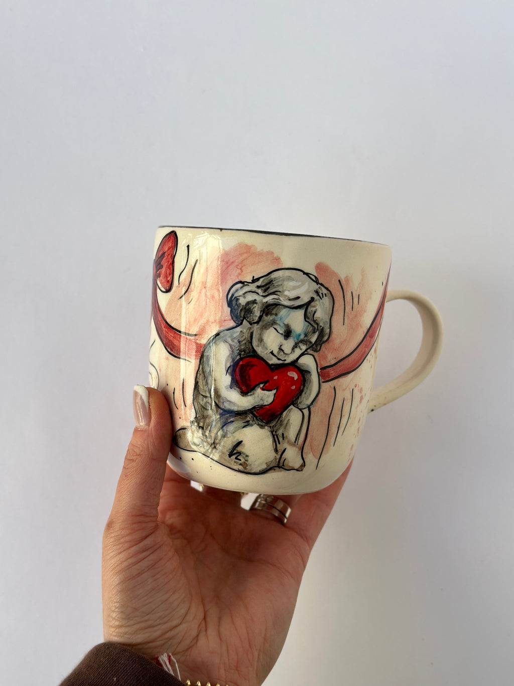 Angel Handmade coffee and tea mug