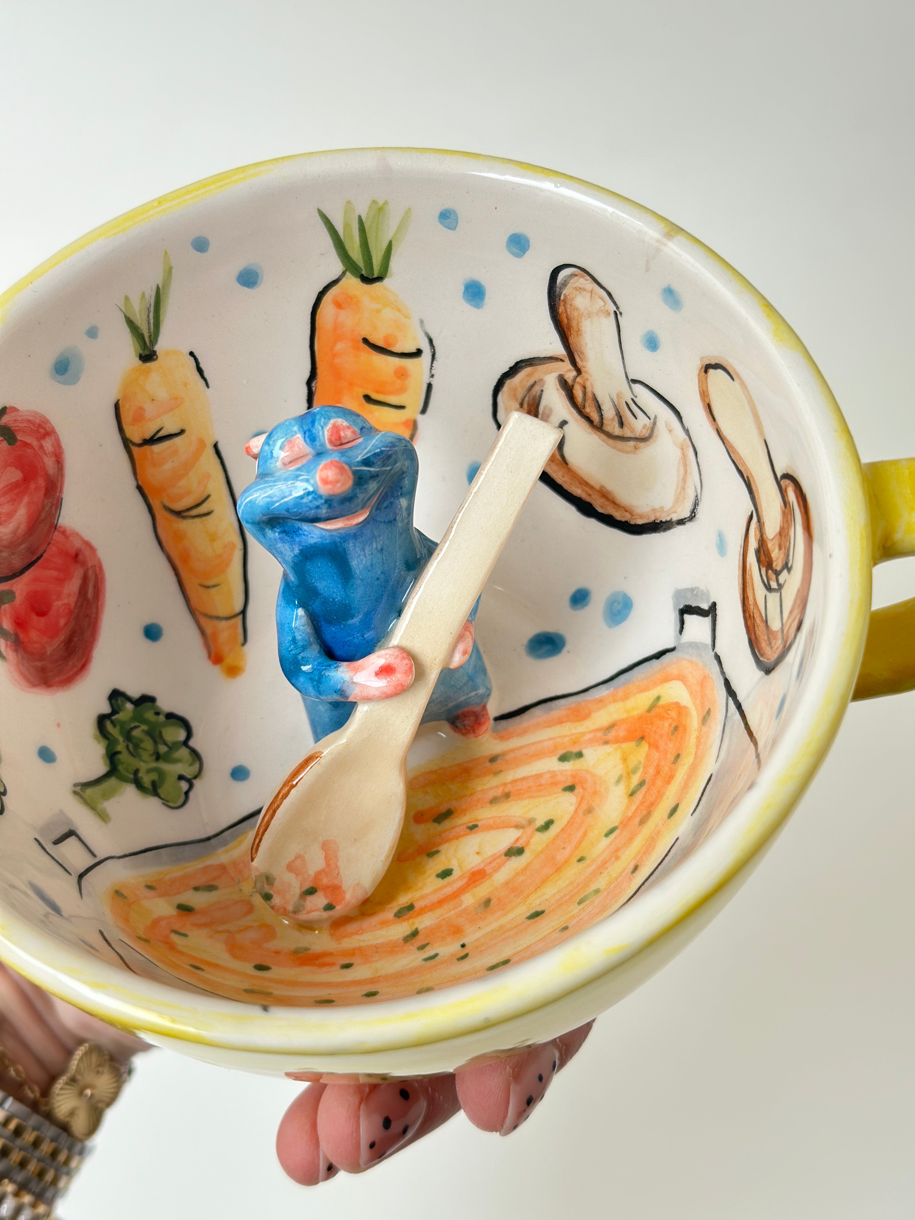 Ratatouille handmade mug