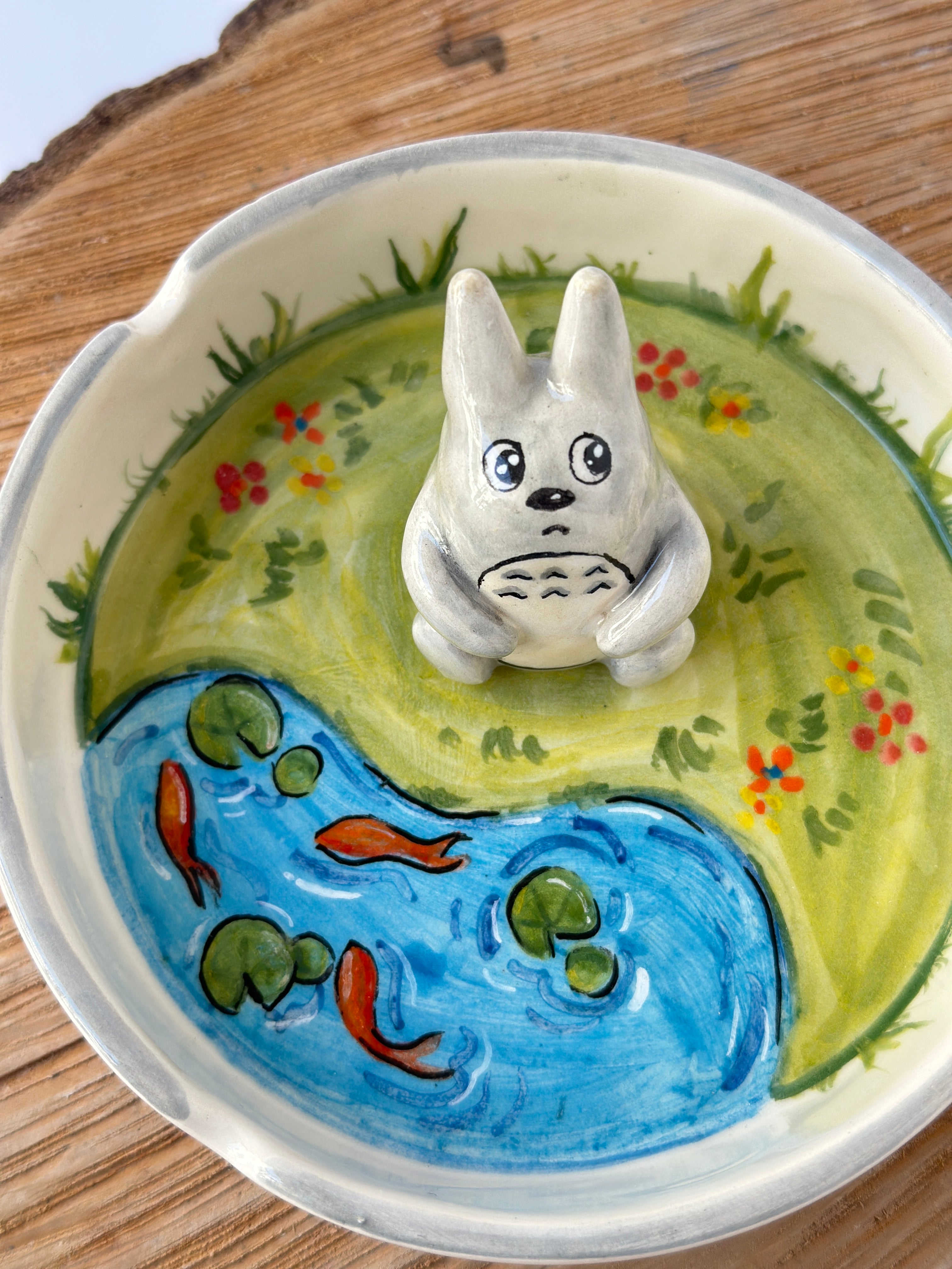 Totoro handmade ashtray