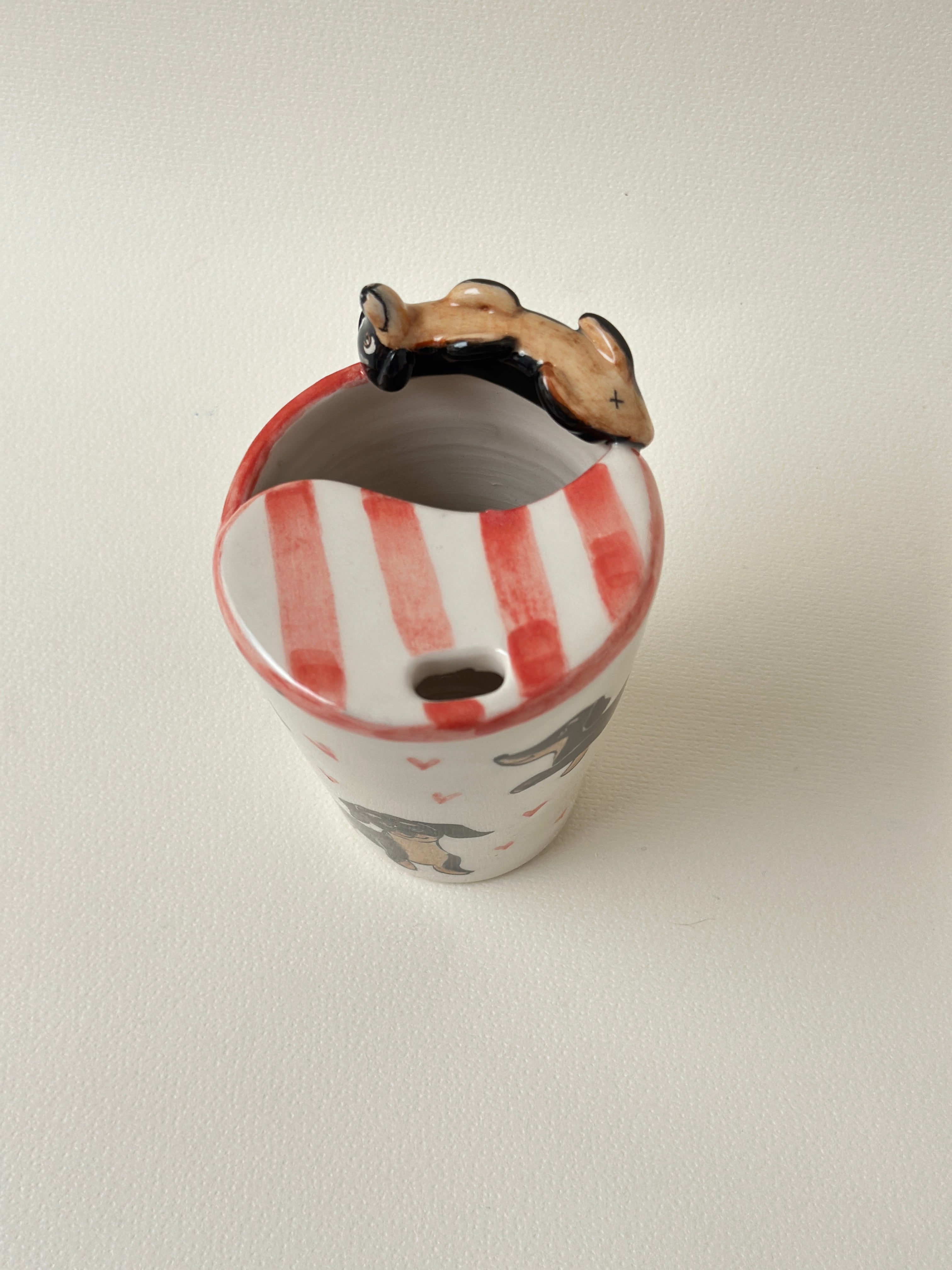 Dachshund takeaway mug