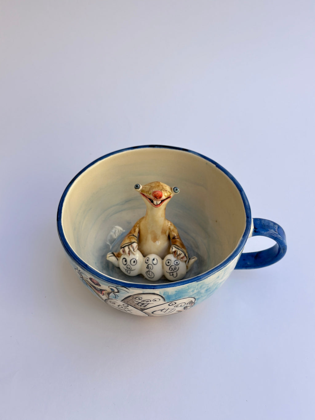Ice Age Sid handmade mug