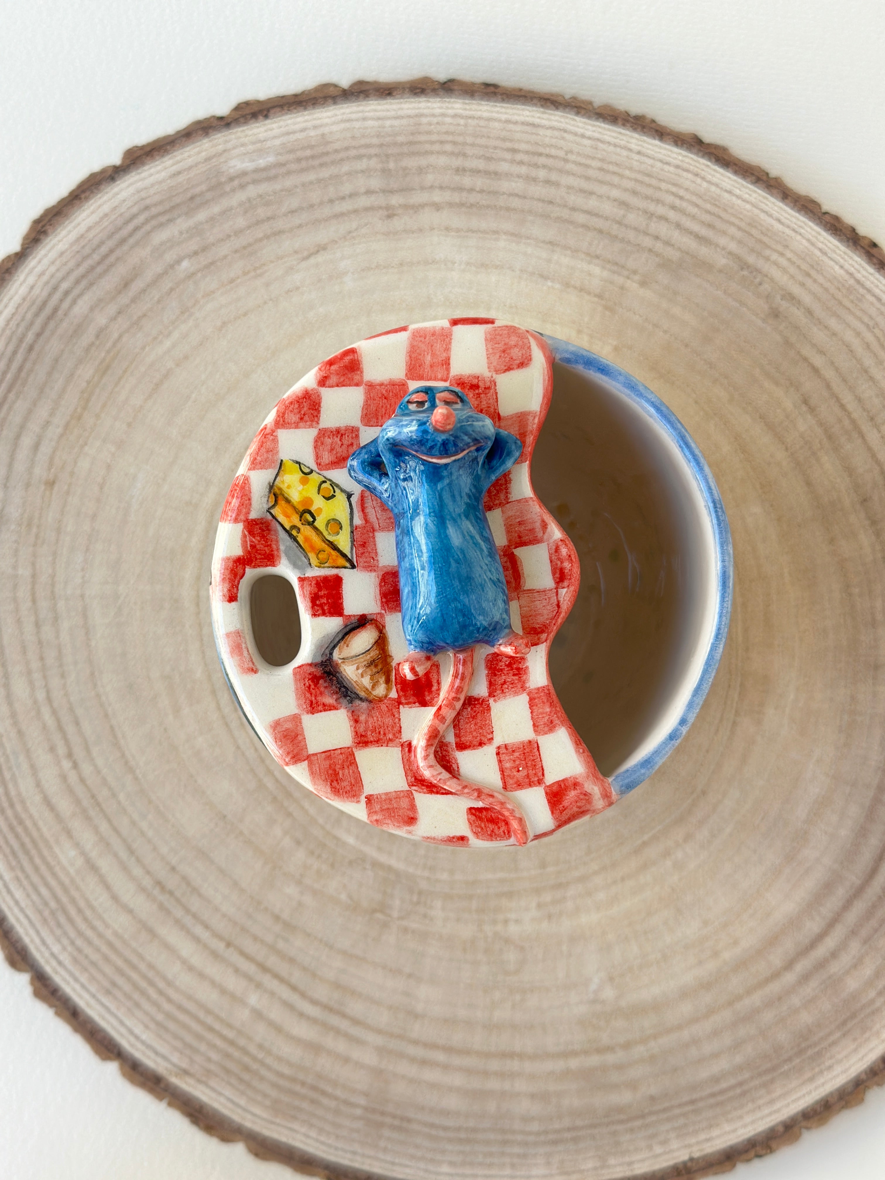 Ratatouille handmade takeaway mug